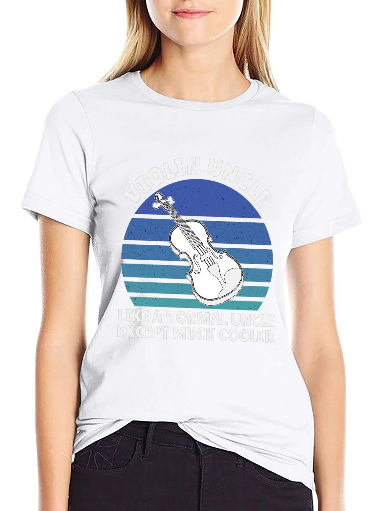 Violin Uncle T-Shirt: Cool Musician Tee