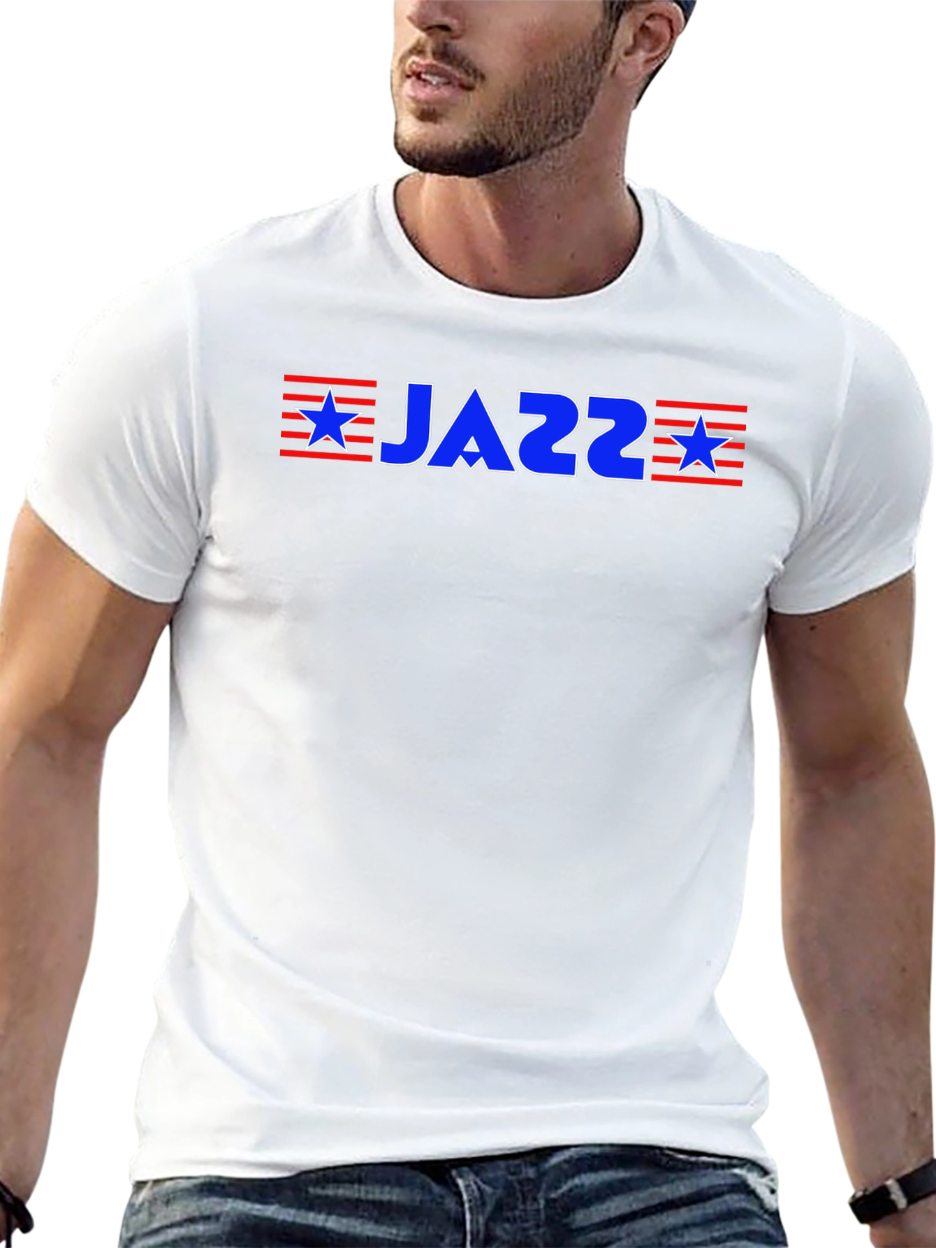 JAZZ Graphic T-Shirt - Patriotic Design