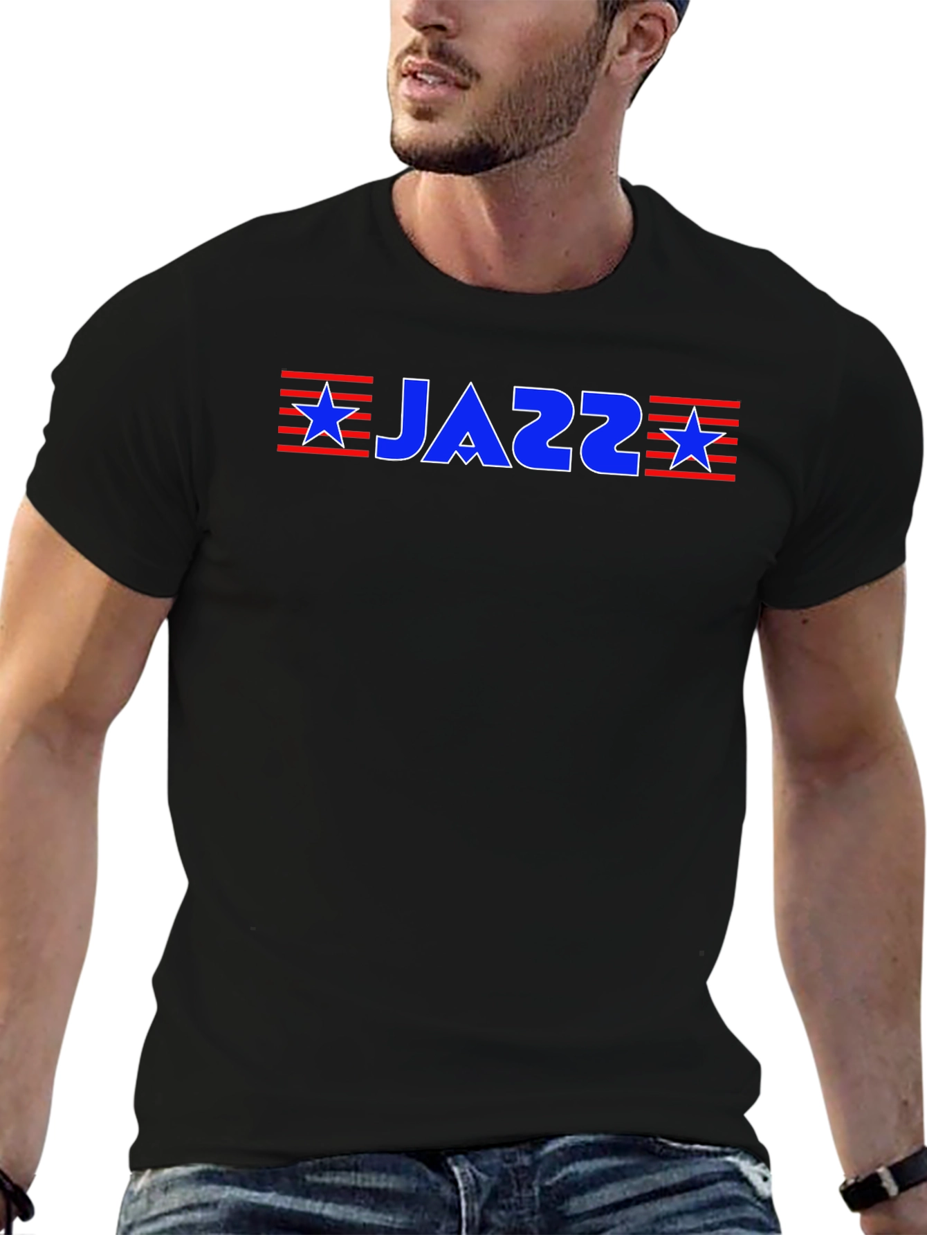 JAZZ Graphic T-Shirt - Patriotic Design