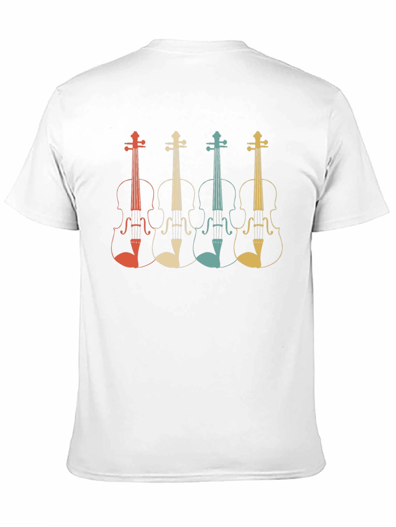 Retro Violin T-Shirt - Music Lover Tee