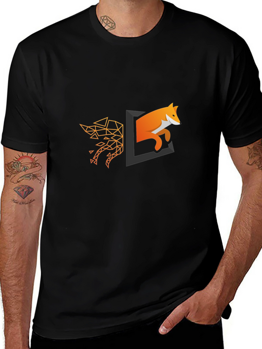Geometric Fox Portal T-Shirt