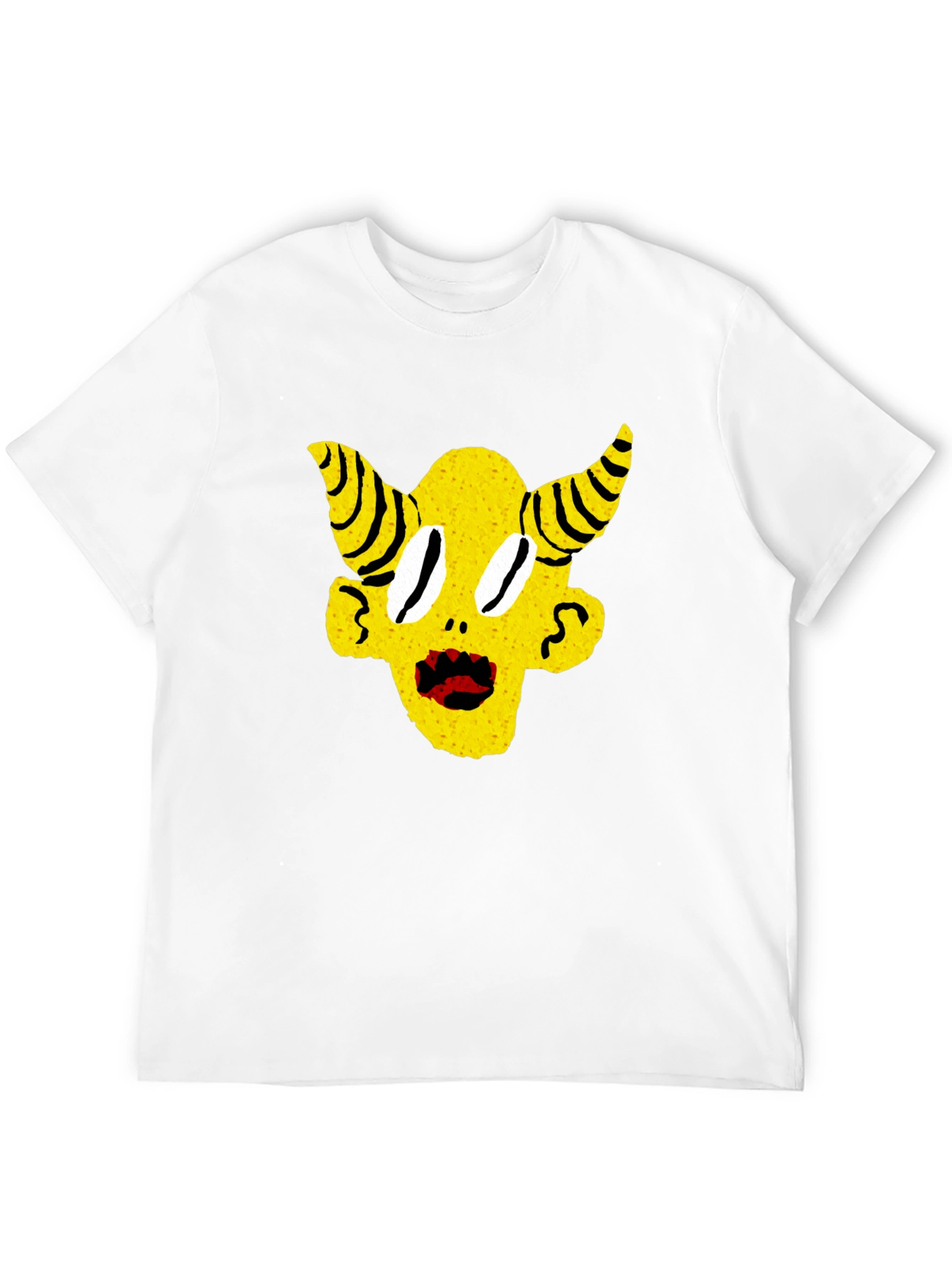 Yellow Devil Horns Graphic Tee