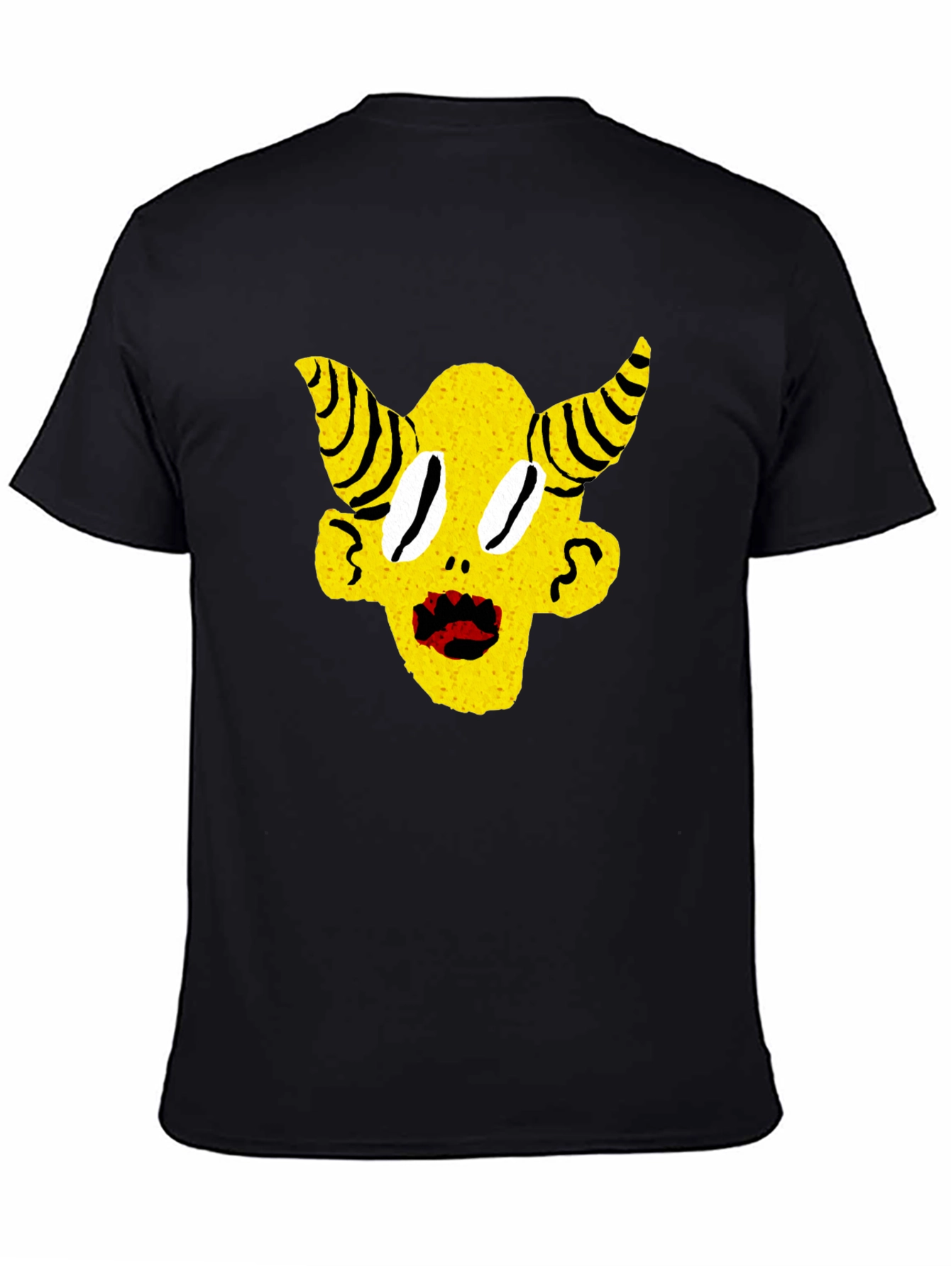 Yellow Devil Horns Graphic Tee