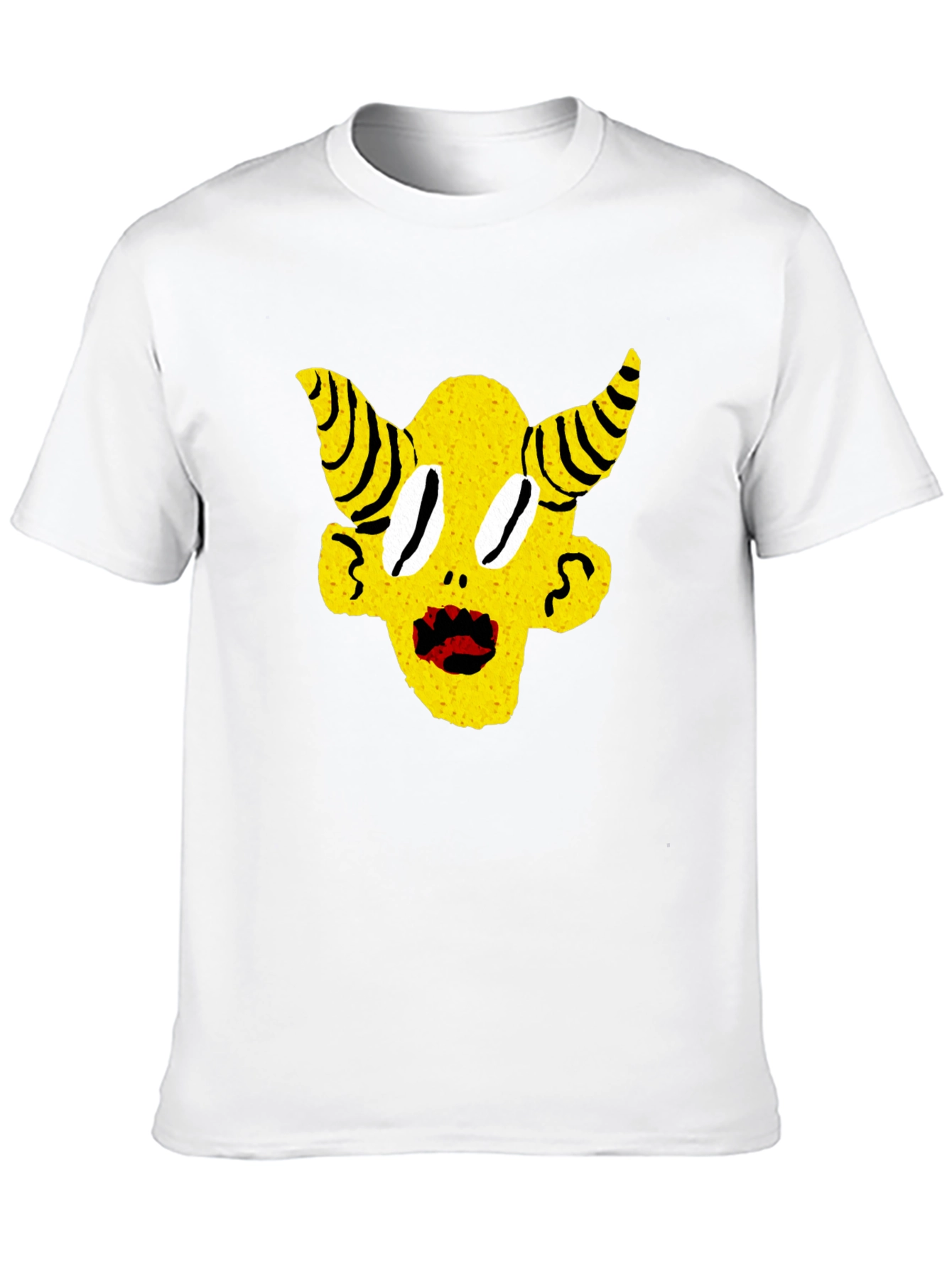 Yellow Devil Horns Graphic Tee