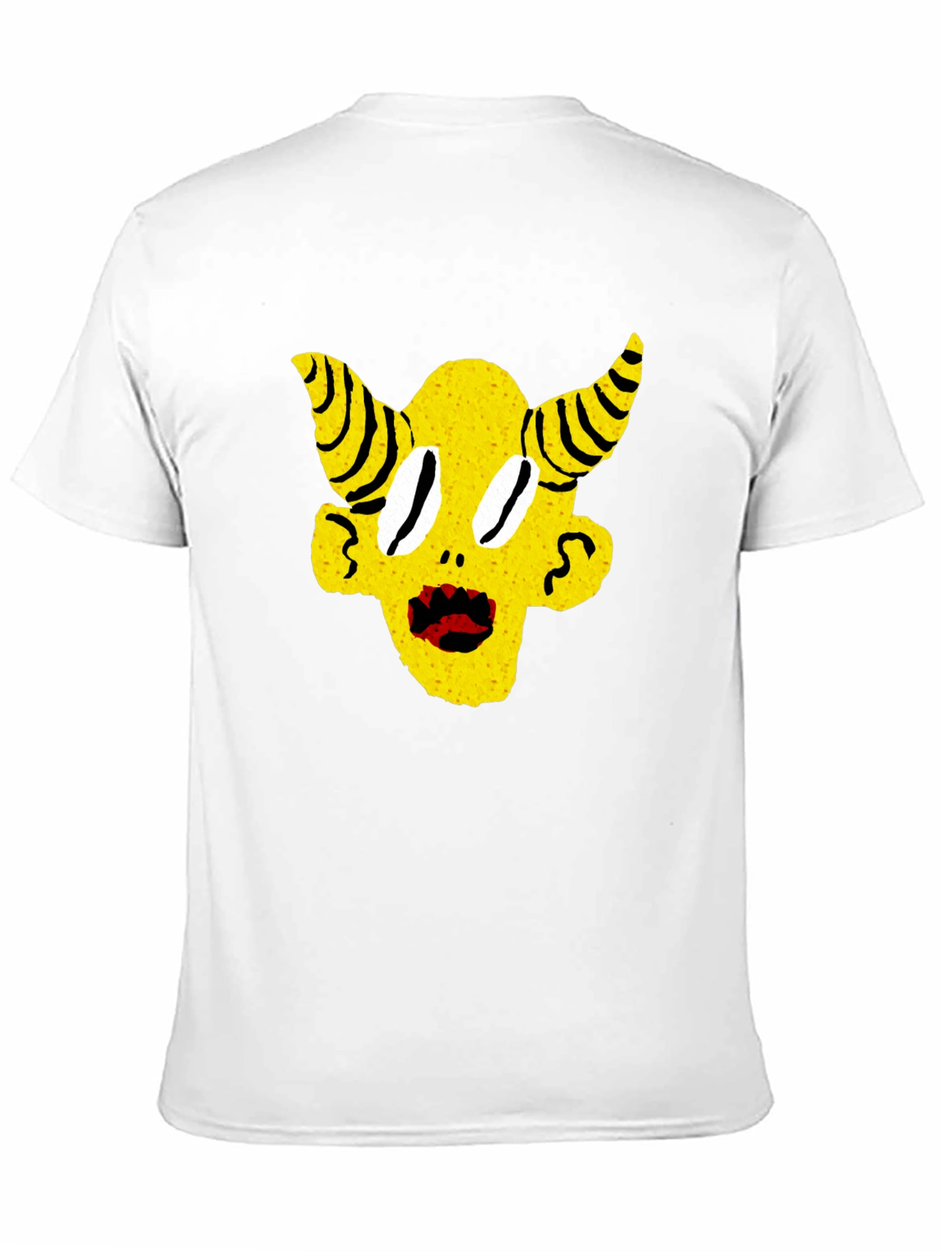Yellow Devil Horns Graphic Tee