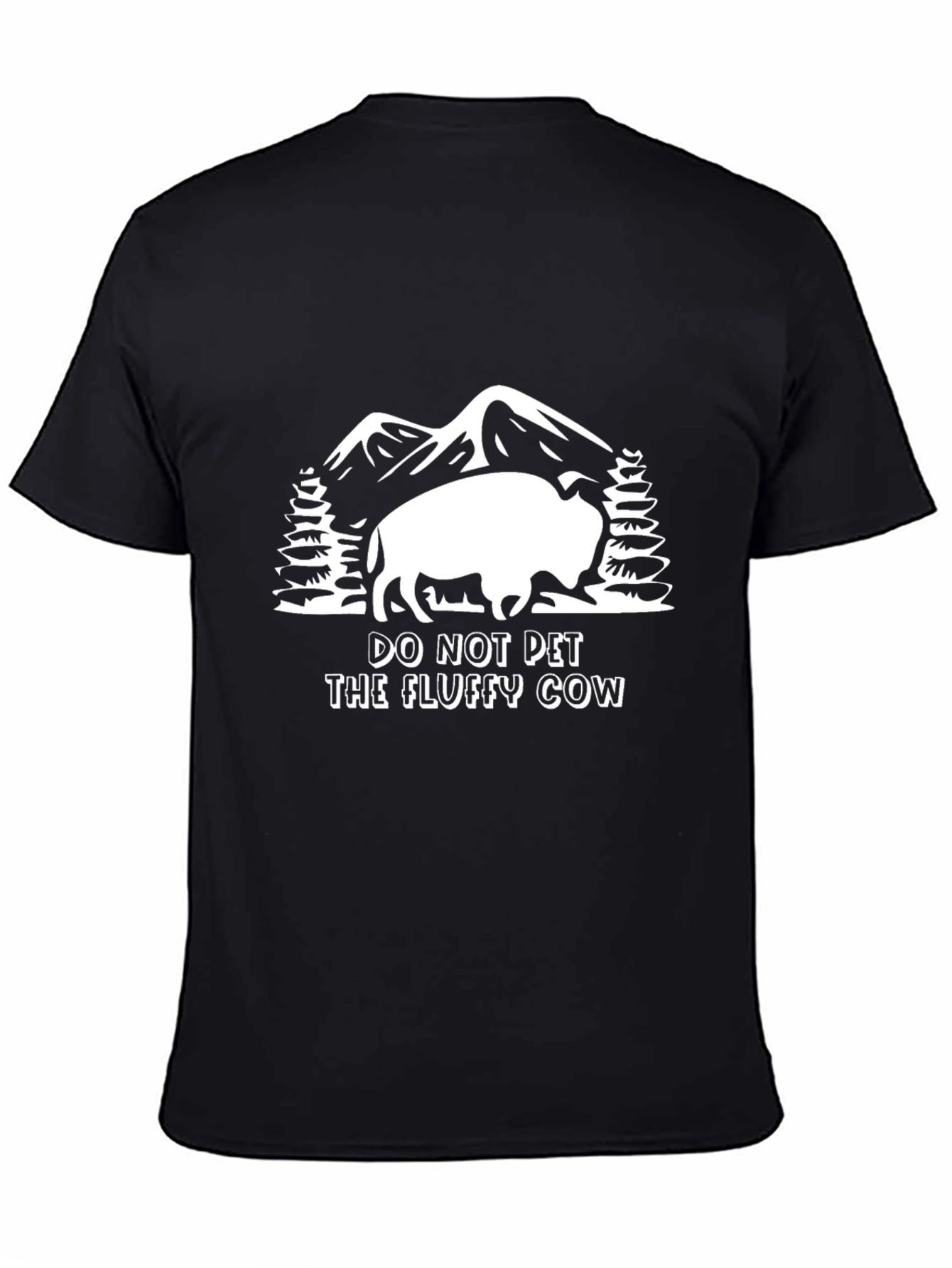 Do Not Pet Fluffy Cow T-Shirt