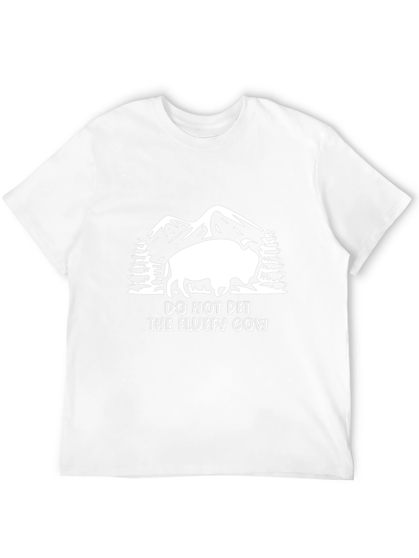 Do Not Pet Fluffy Cow T-Shirt