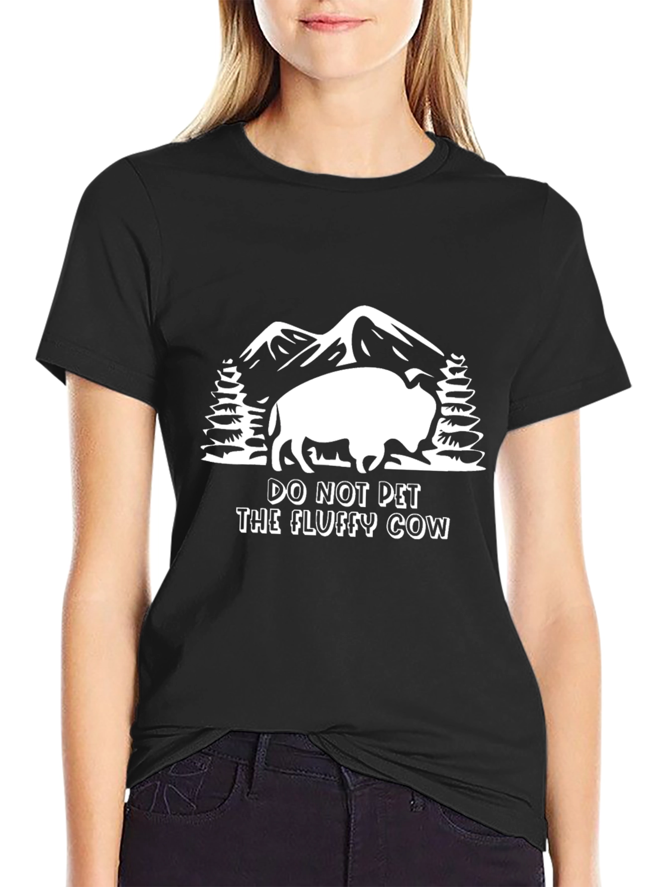 Do Not Pet Fluffy Cow T-Shirt