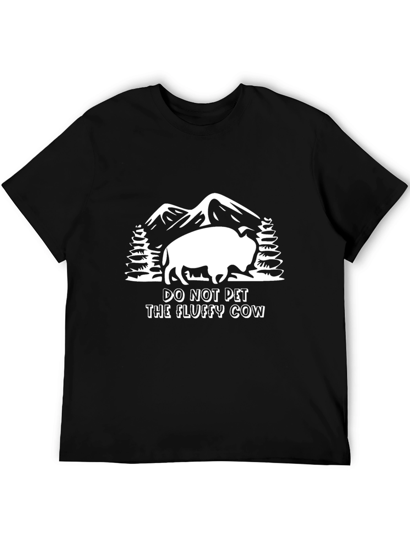 Do Not Pet Fluffy Cow T-Shirt