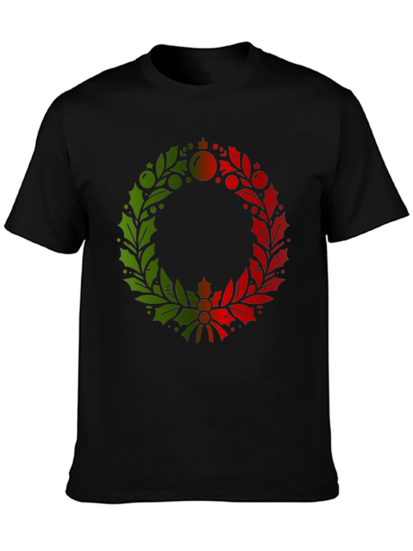 Festive Holiday Wreath T-Shirt