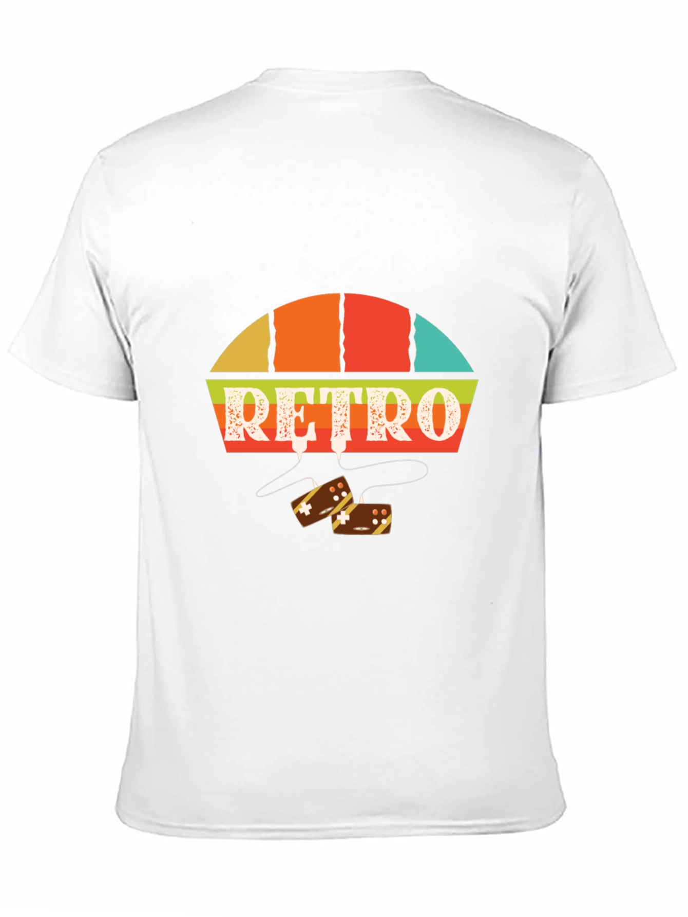 Retro Game On Black Graphic Tee