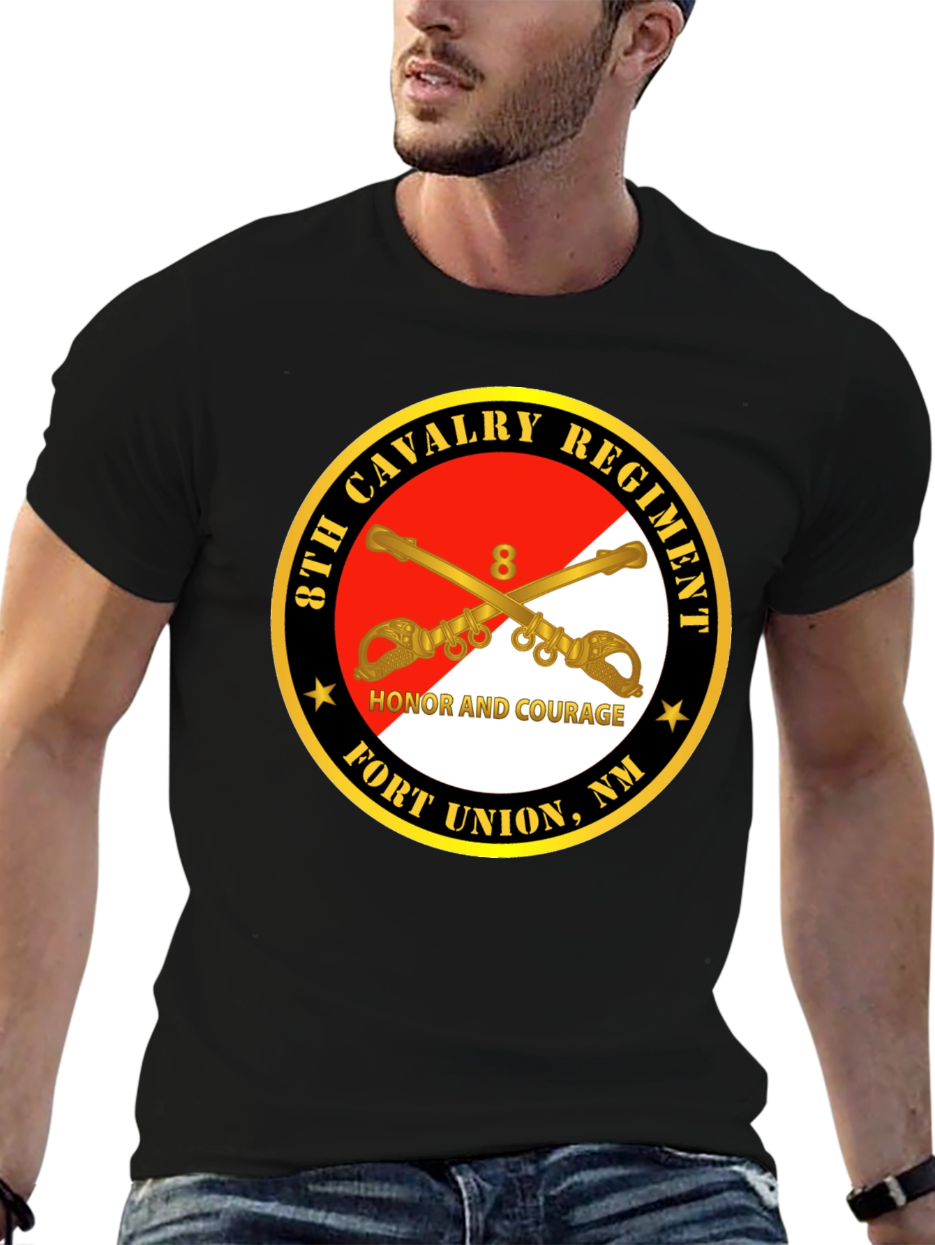 8th Cavalry Regiment Honor Courage T-Shirt