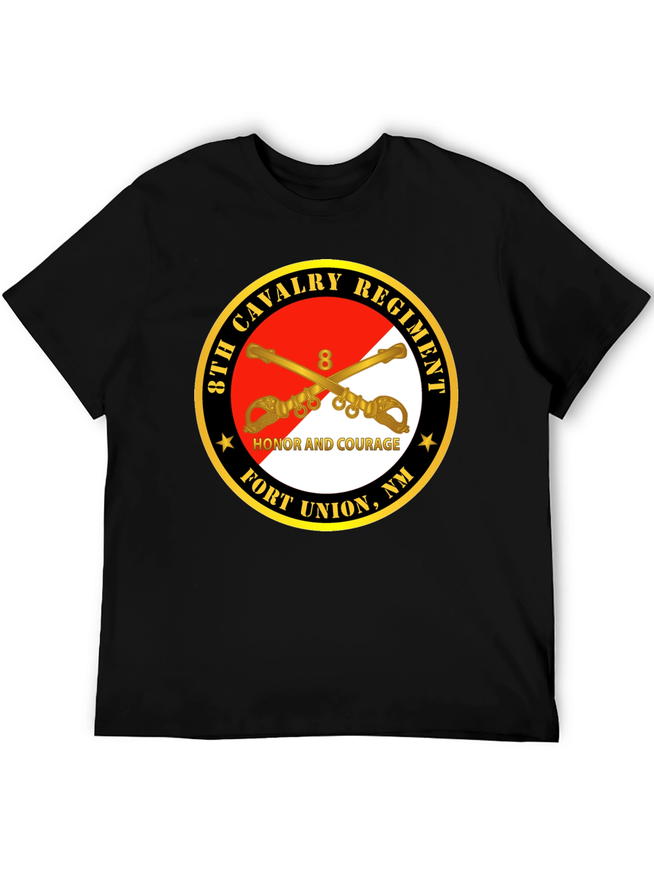 8th Cavalry Regiment Honor Courage T-Shirt