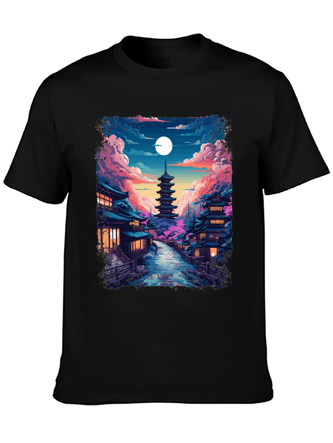 Japanese Pagoda T-Shirt - Stylish Graphic Tee
