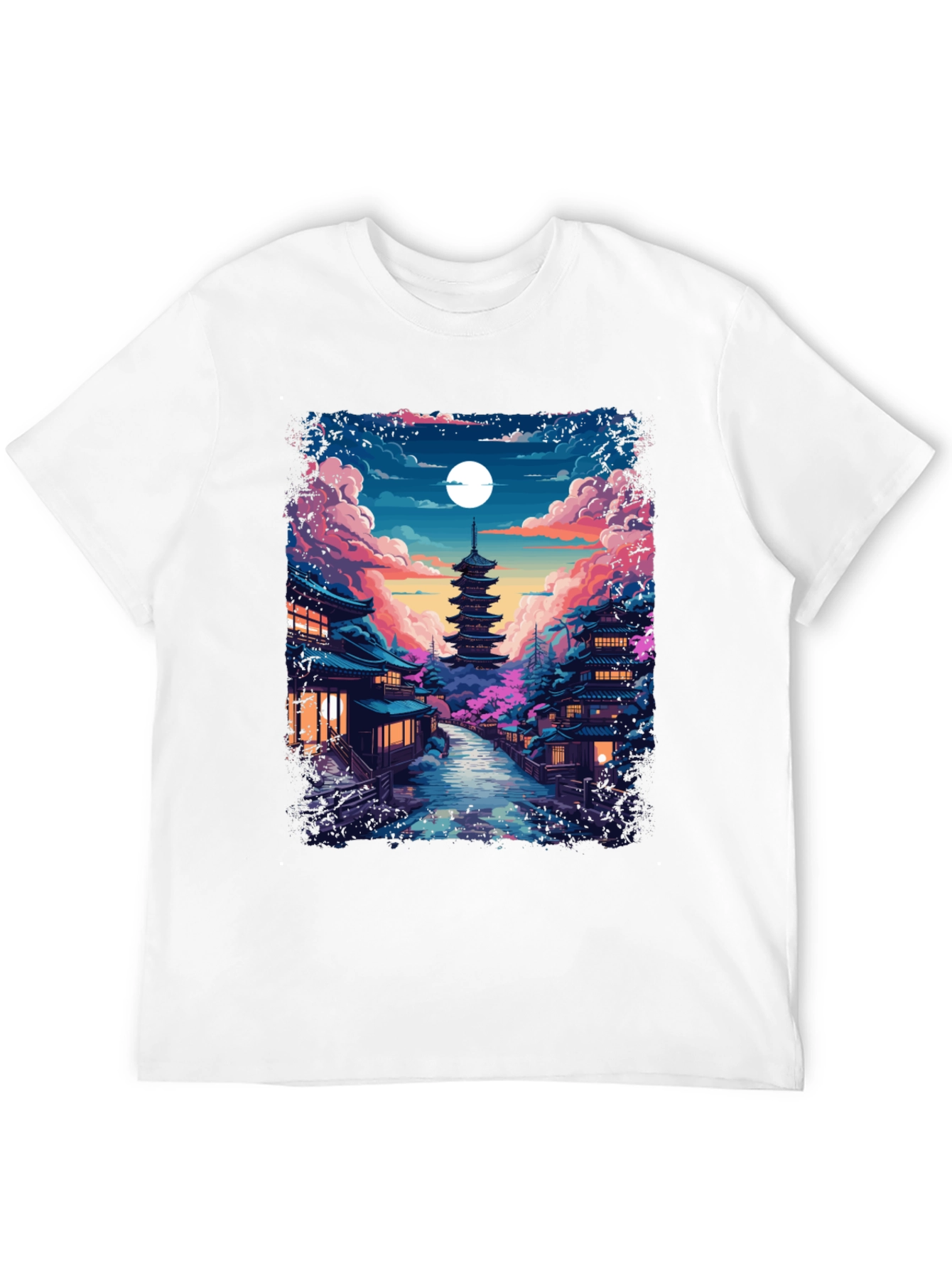 Japanese Pagoda T-Shirt - Stylish Graphic Tee