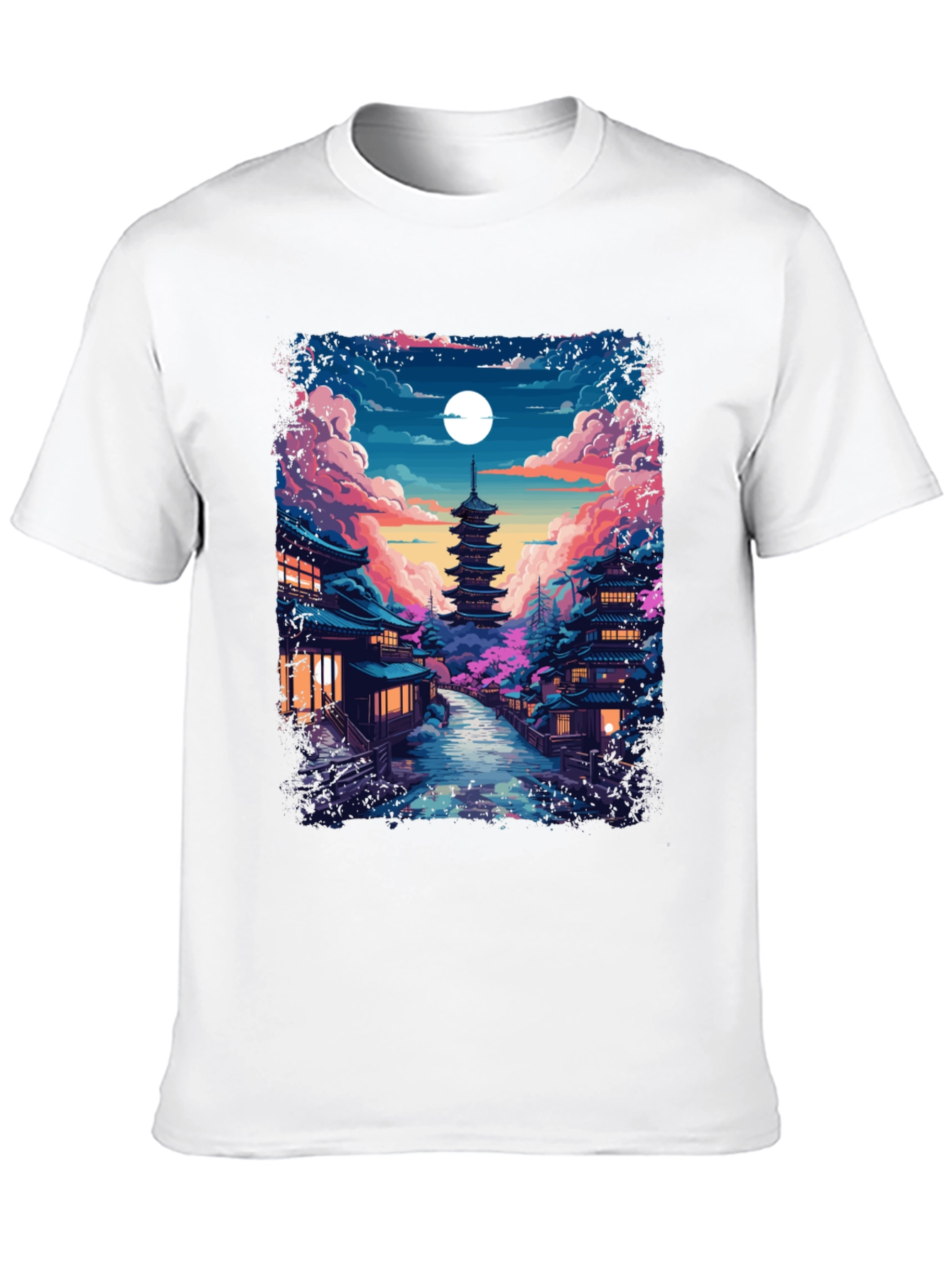 Japanese Pagoda T-Shirt - Stylish Graphic Tee