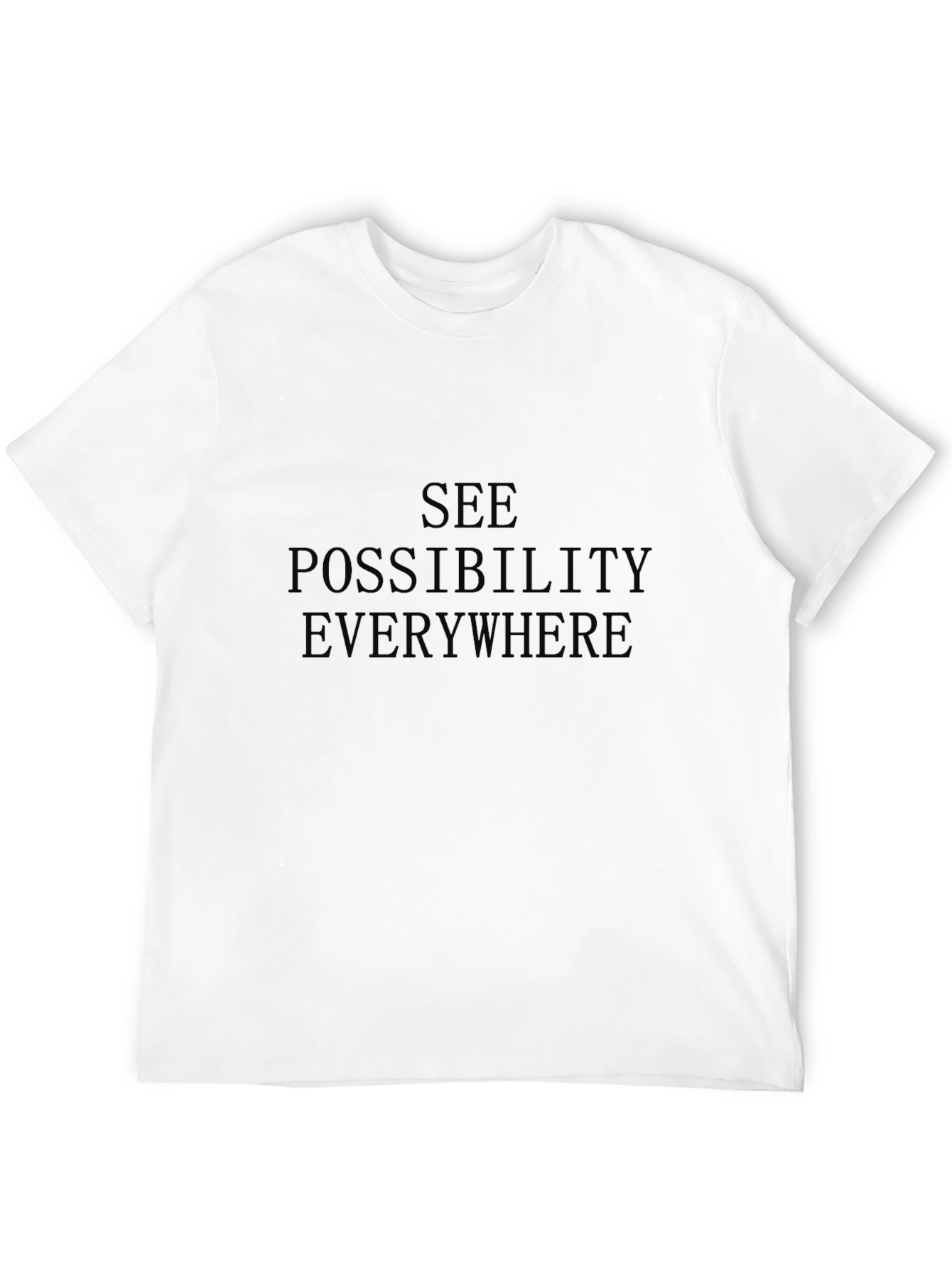 See Possibility Everywhere Black T-Shirt
