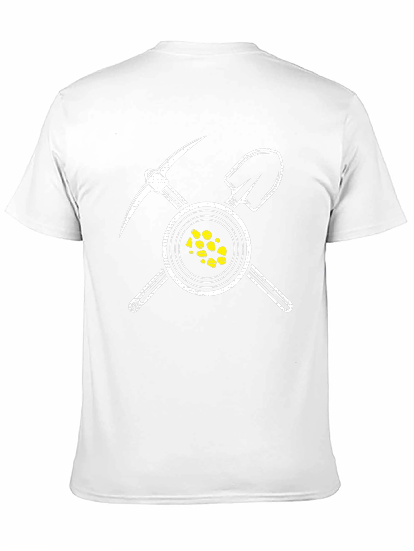 Gold Miner T-Shirt - Pickaxe & Shovel Graphic Tee