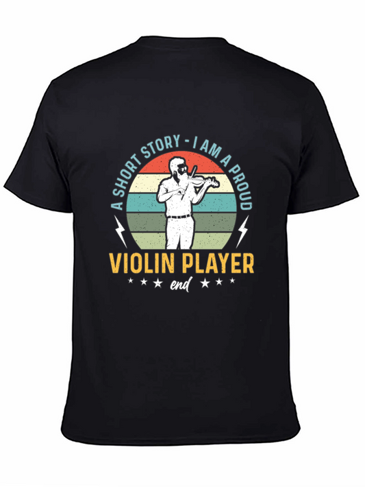 Proud Violin Player Graphic T-Shirt