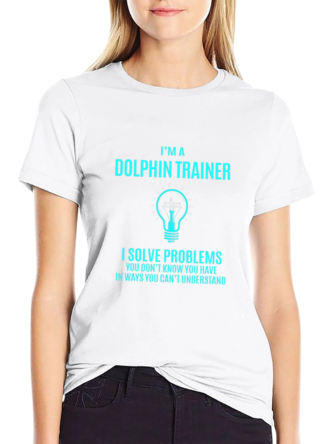 Im a Dolphin Trainer T-Shirt - Problem Solver Tee