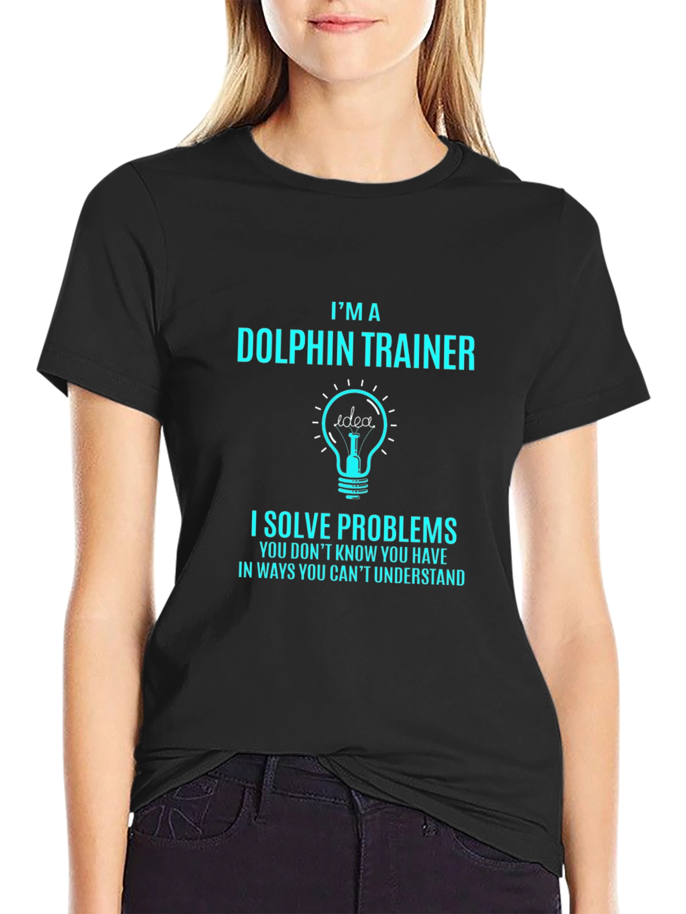 Im a Dolphin Trainer T-Shirt - Problem Solver Tee