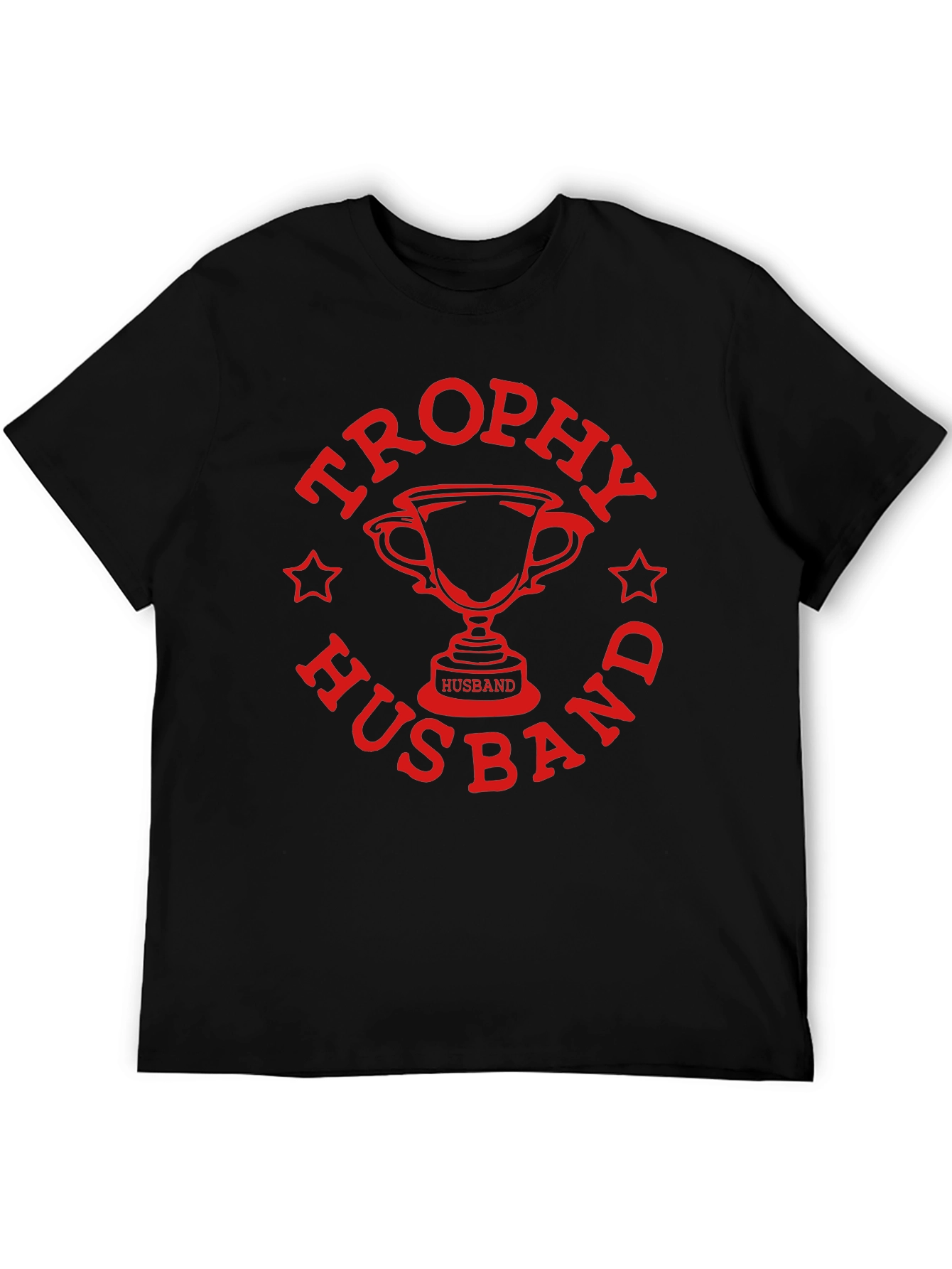 Trophy Husband Graphic Tee - Black