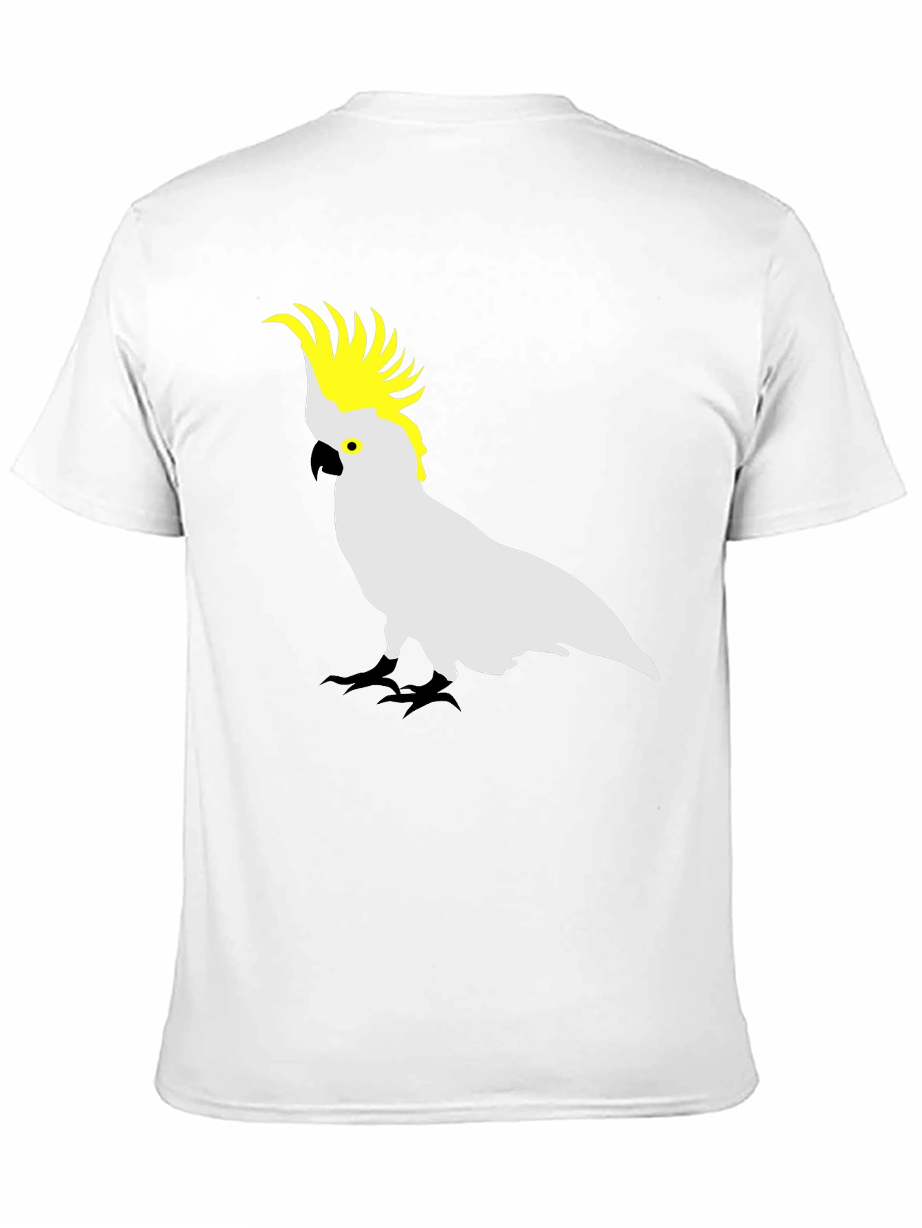 Cockatoo Graphic Tee - Stylish Mens Black T-Shirt