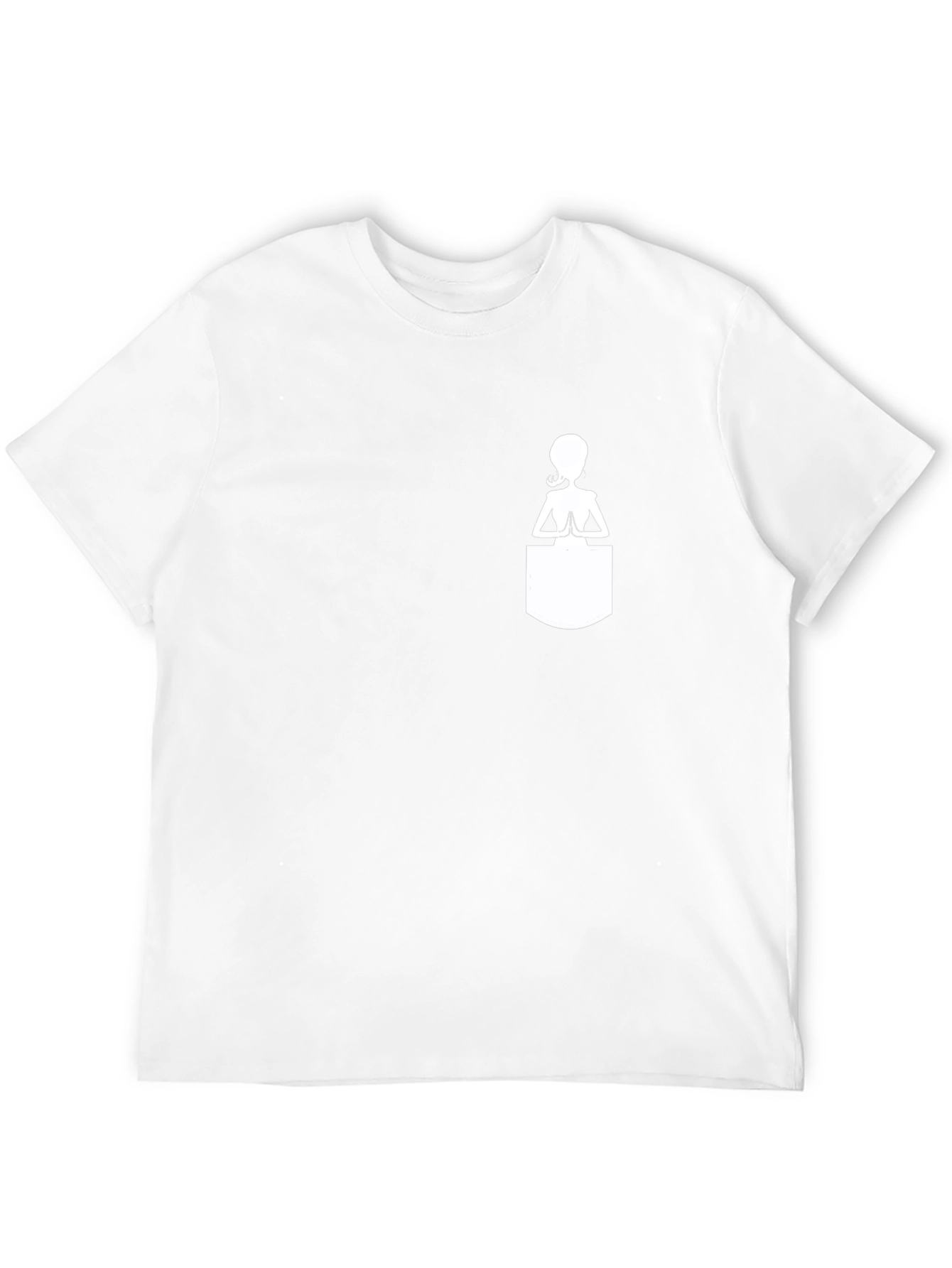 Yoga Pocket Black Tee - Relax & Recharge