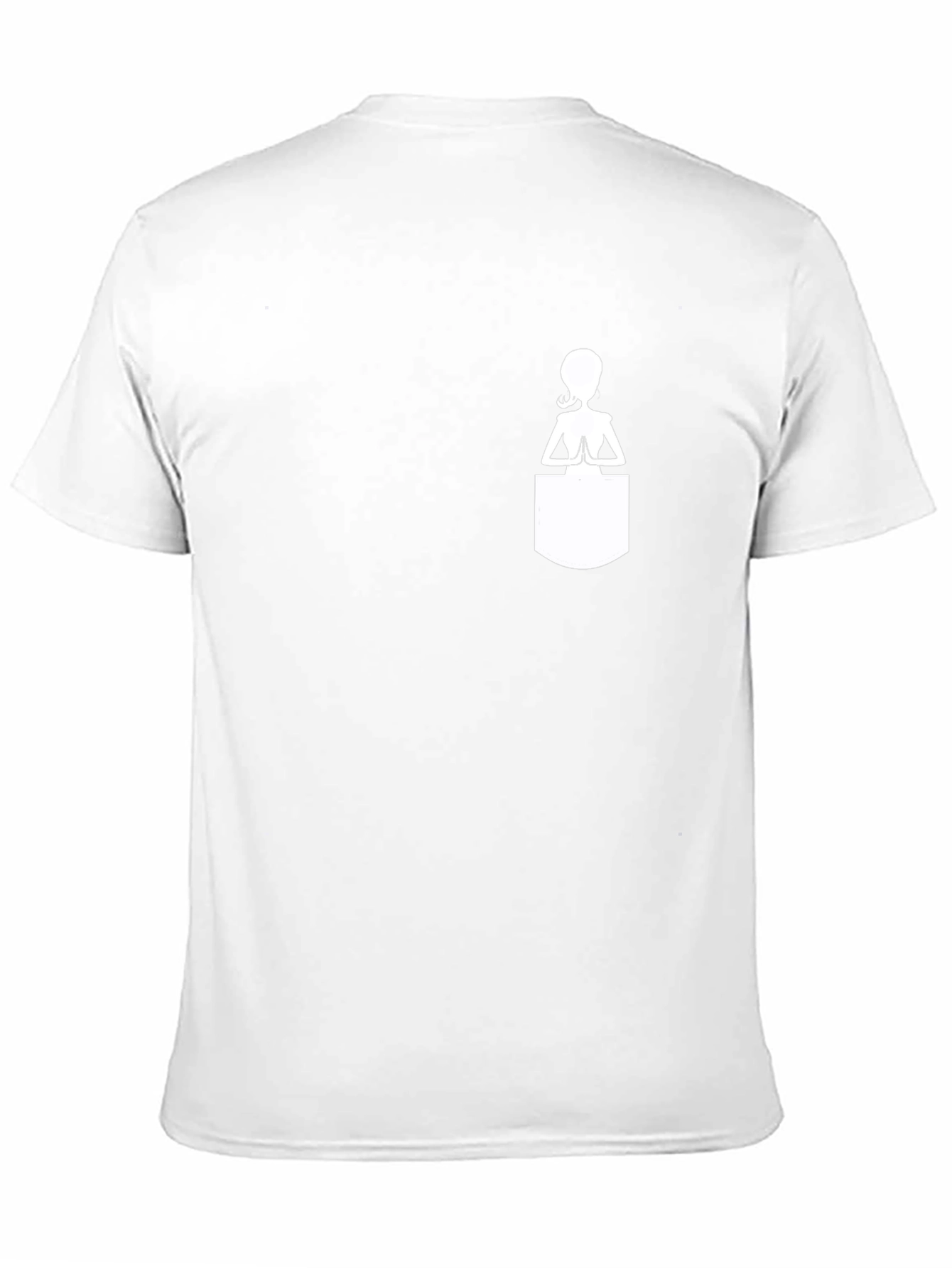 Yoga Pocket Black Tee - Relax & Recharge