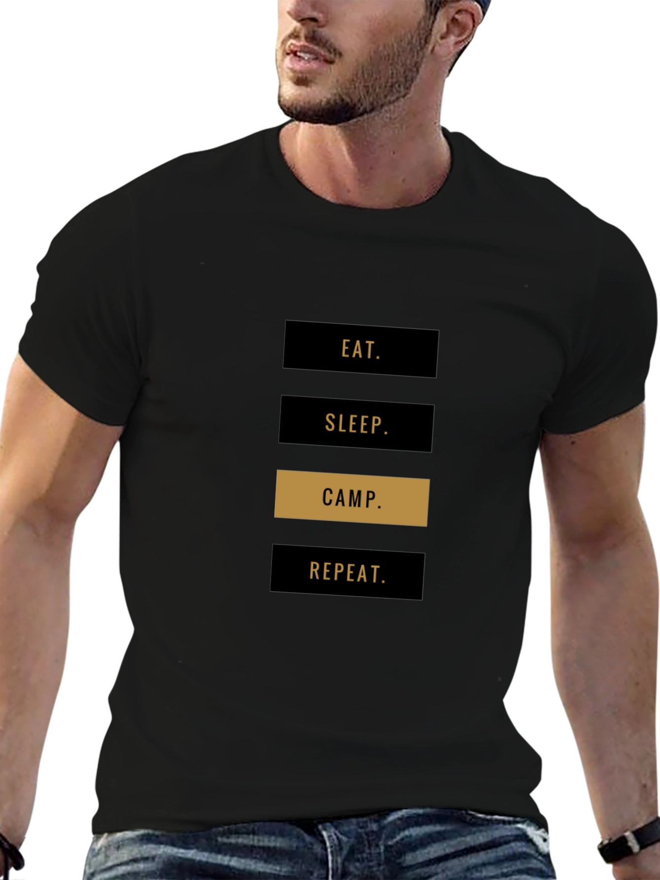 Eat Sleep Camp Repeat T-Shirt