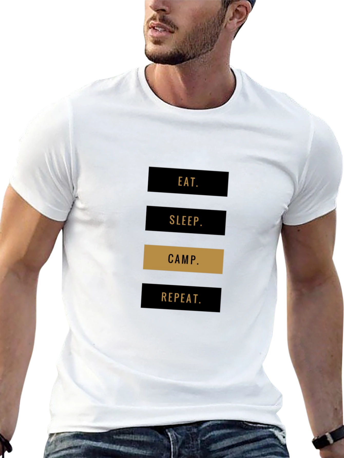 Eat Sleep Camp Repeat T-Shirt