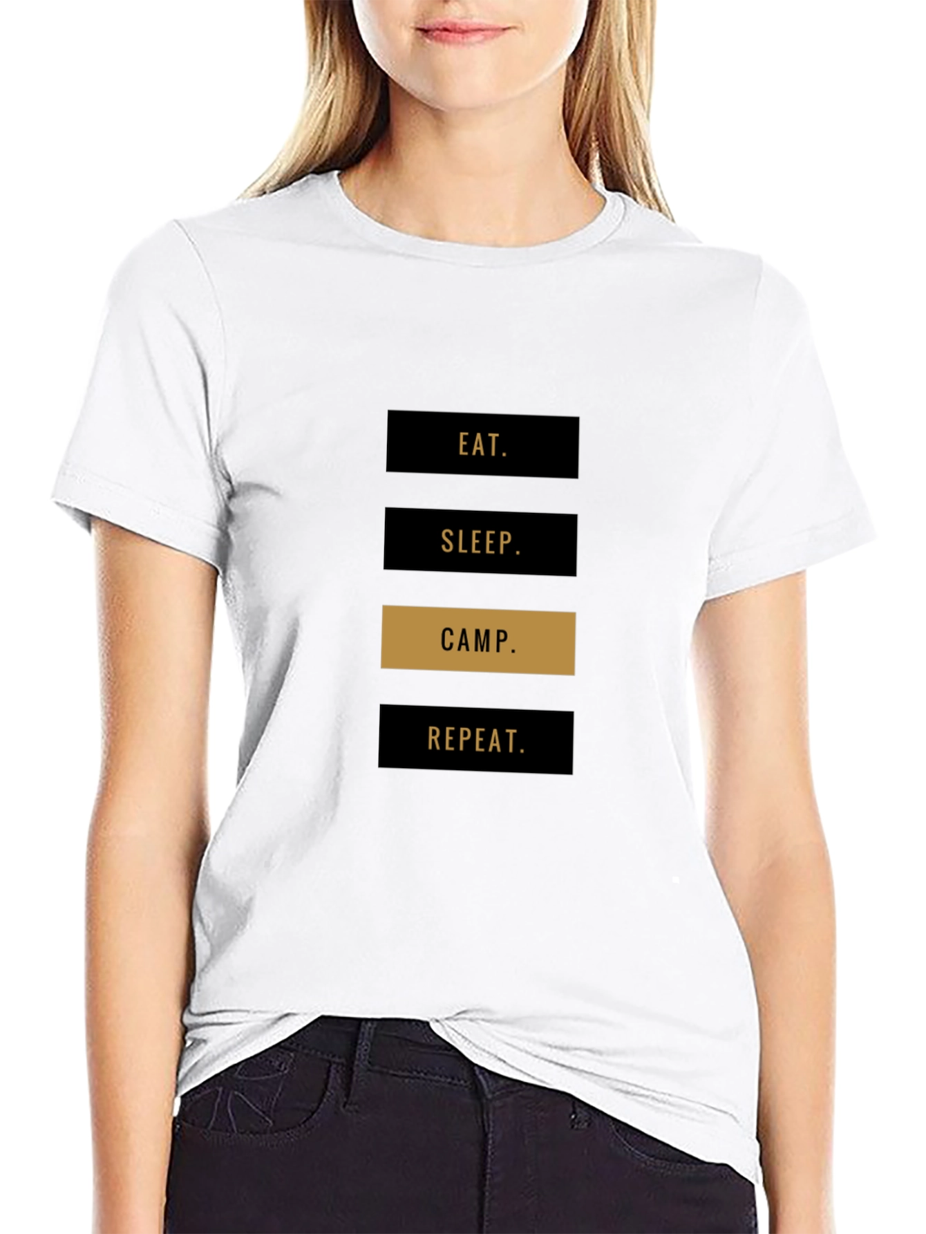 Eat Sleep Camp Repeat T-Shirt