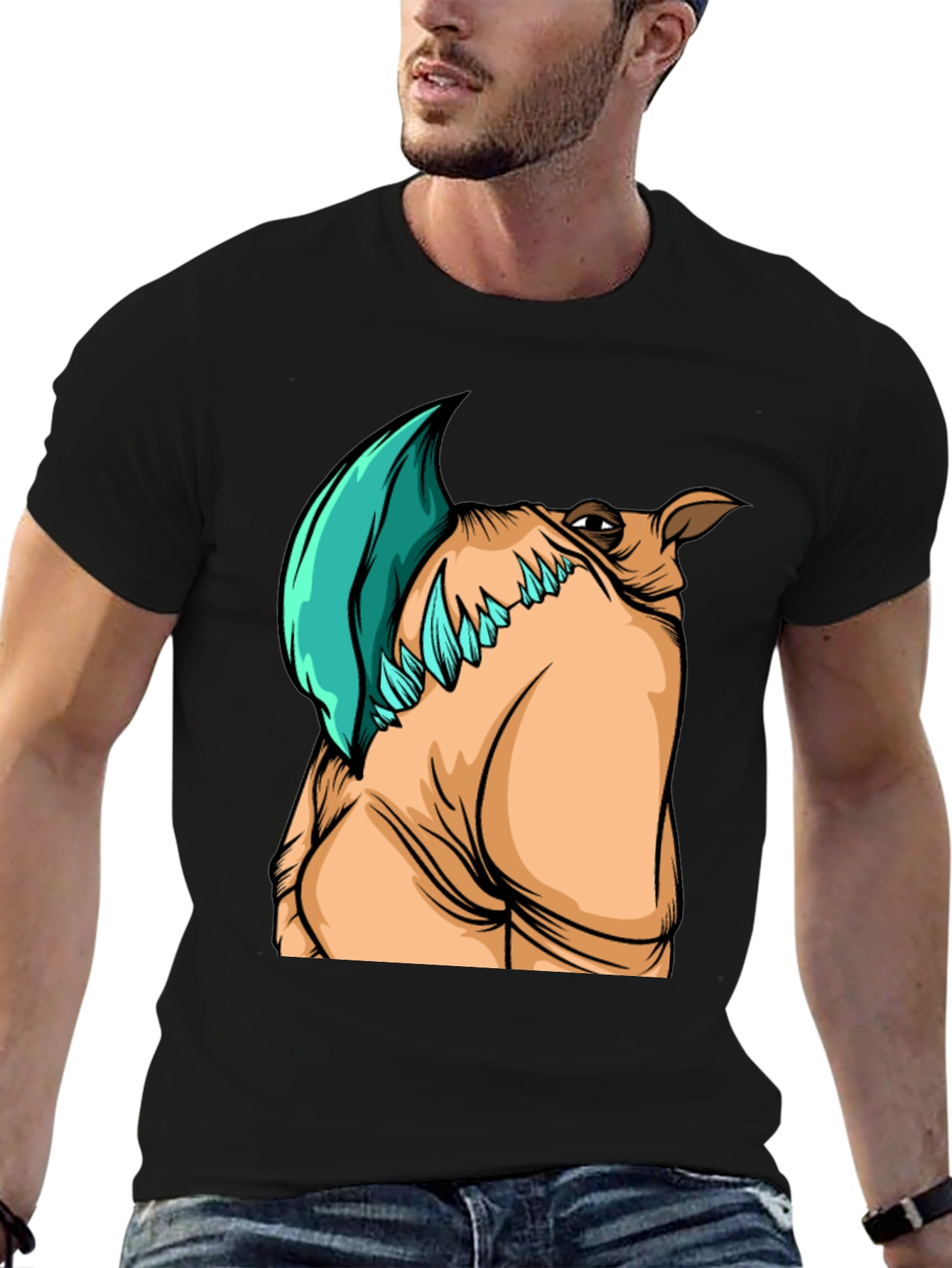 Rhino Graphic Print T-Shirt
