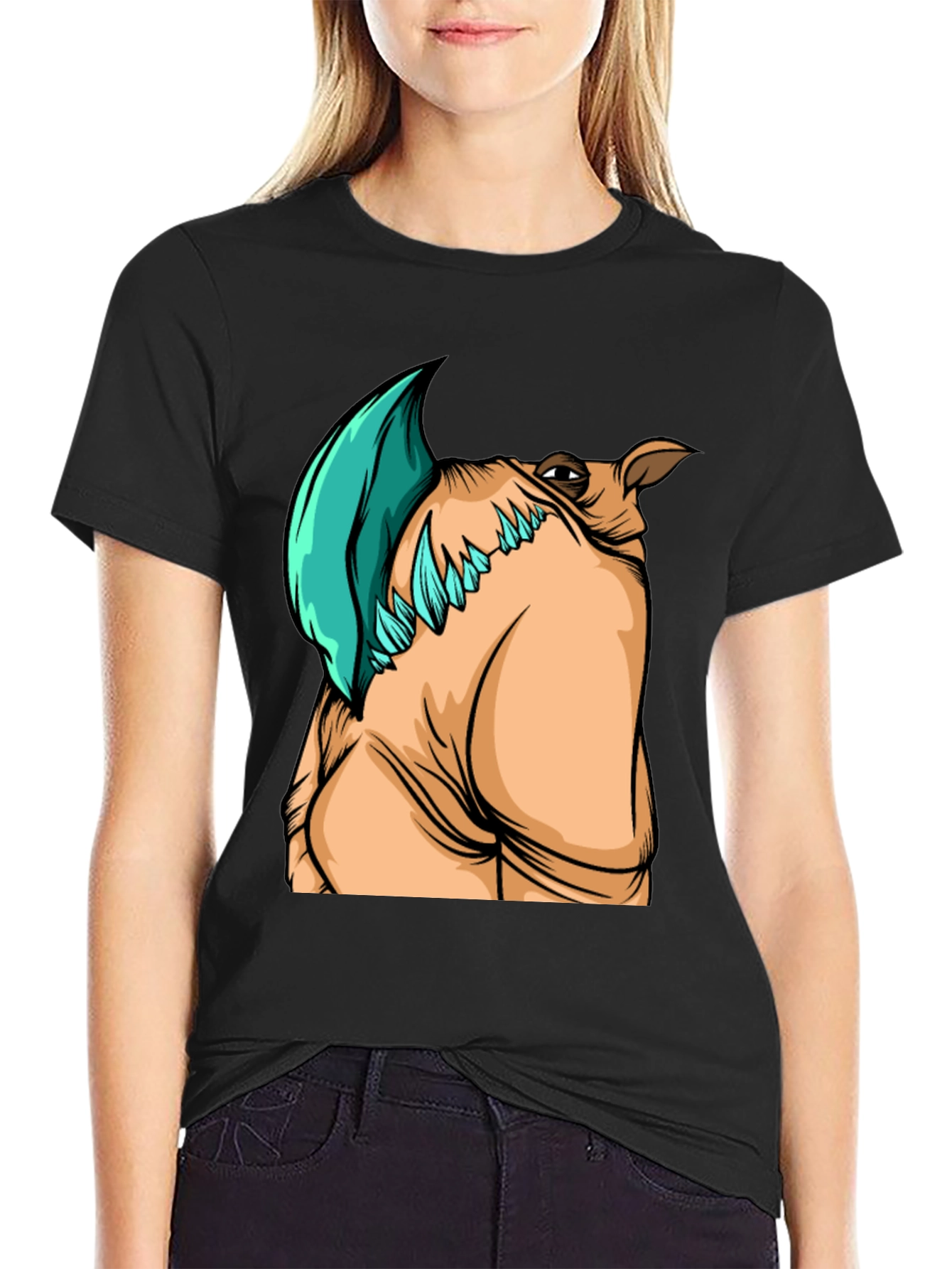 Rhino Graphic Print T-Shirt