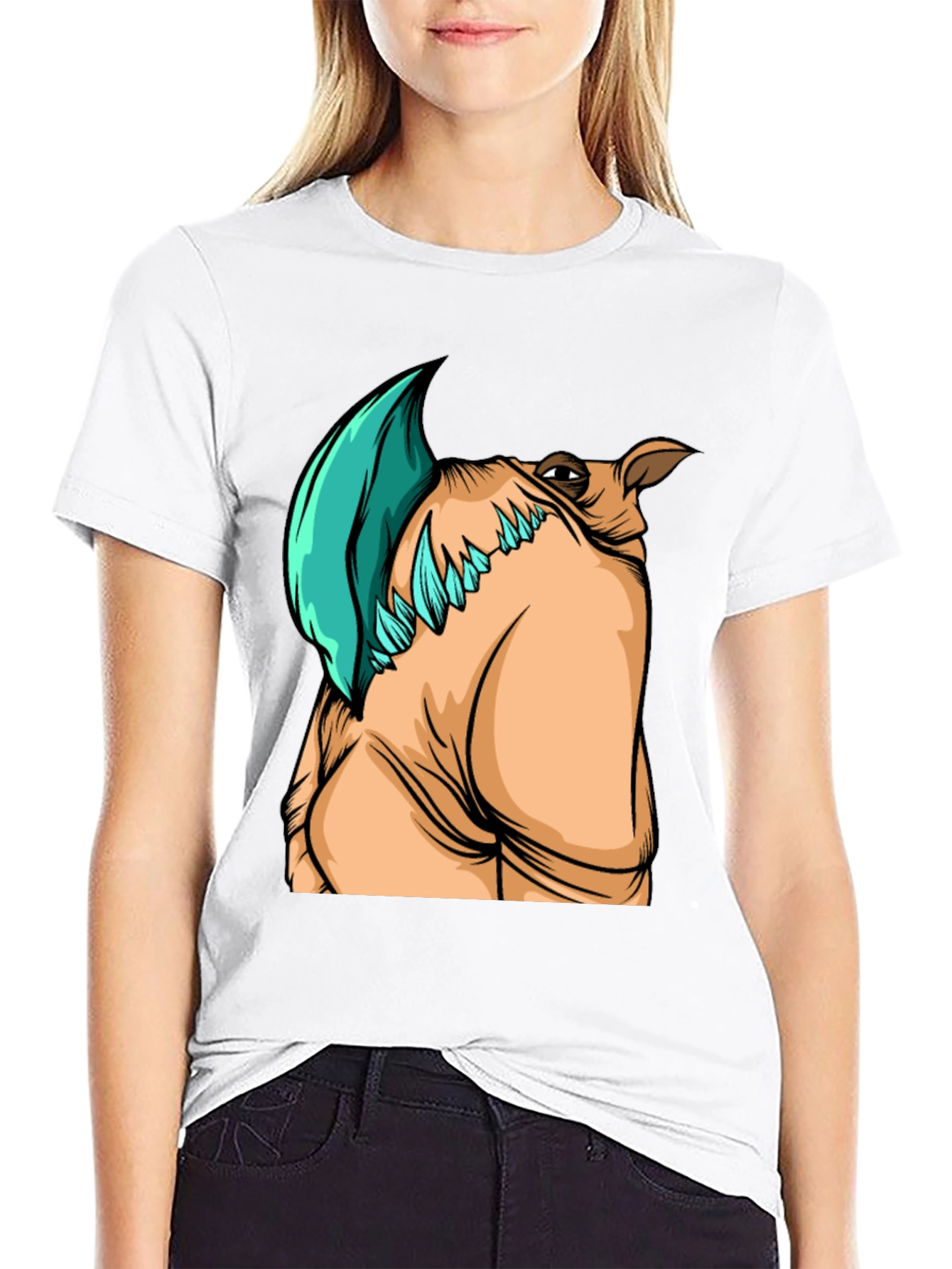 Rhino Graphic Print T-Shirt