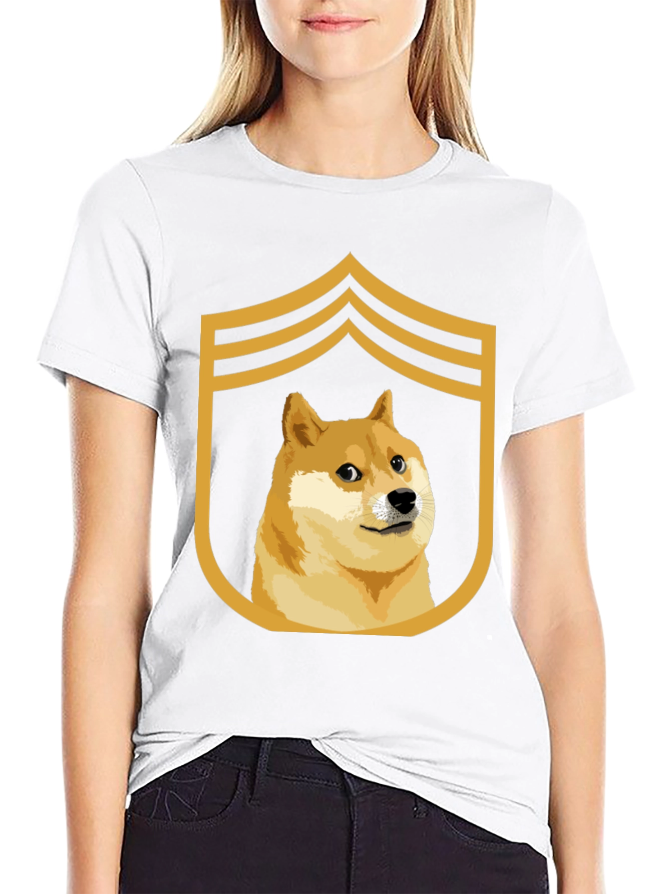 Doge Meme Sergeant T-Shirt - Funny Doge Army Tee