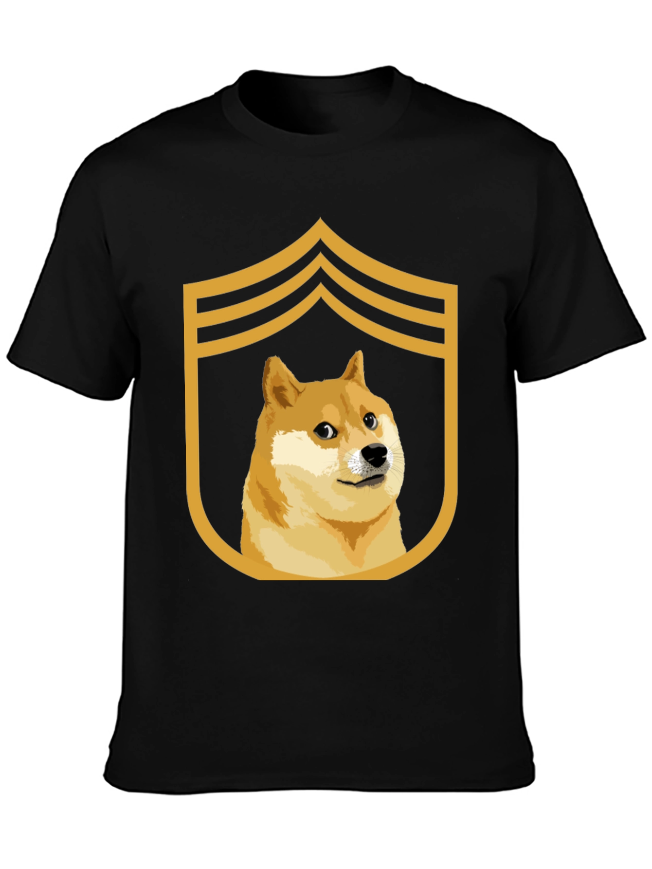 Doge Meme Sergeant T-Shirt - Funny Doge Army Tee