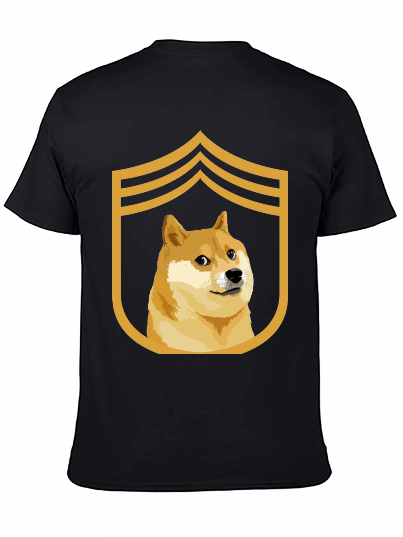 Doge Meme Sergeant T-Shirt - Funny Doge Army Tee