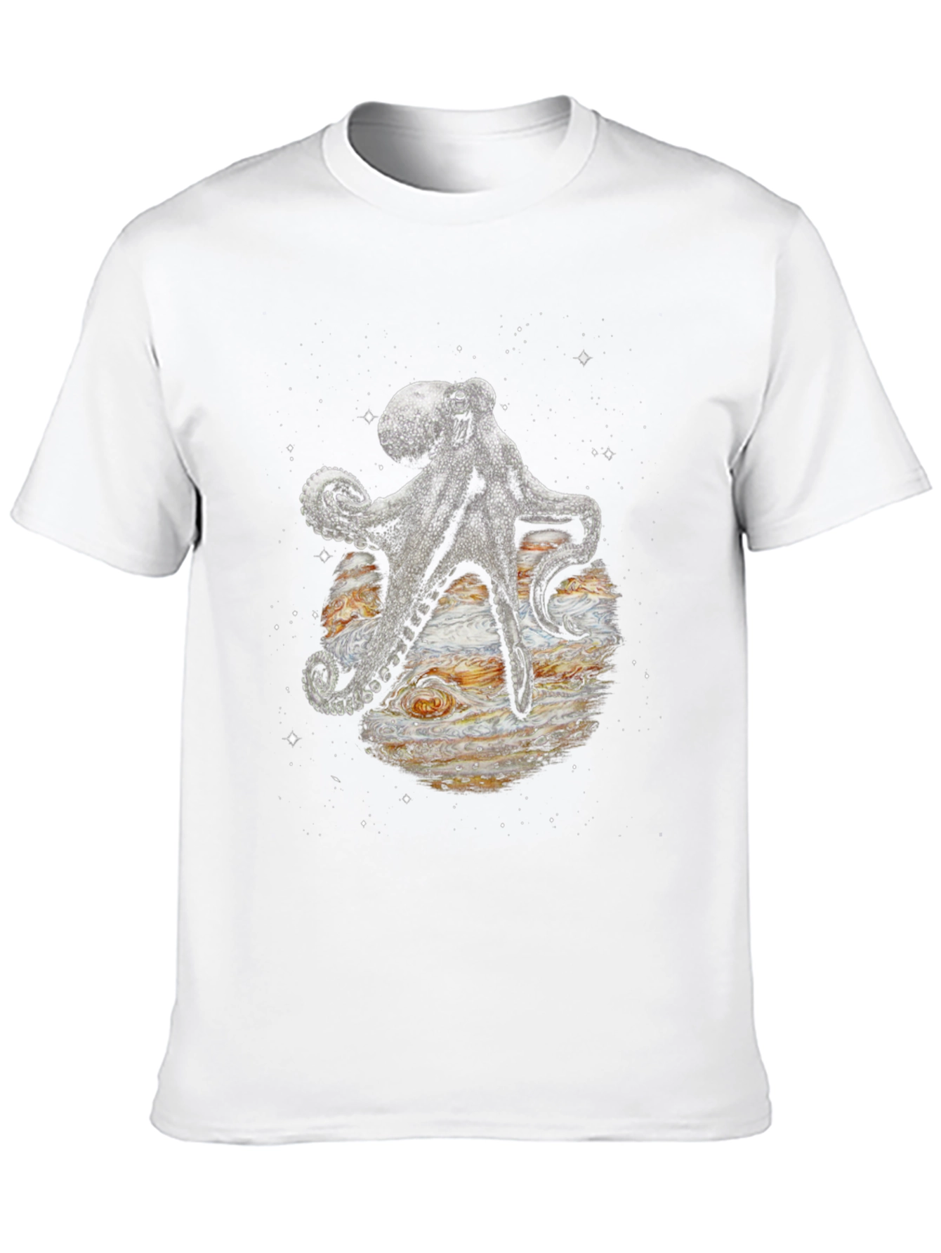 Octopus on Jupiter Graphic Tee
