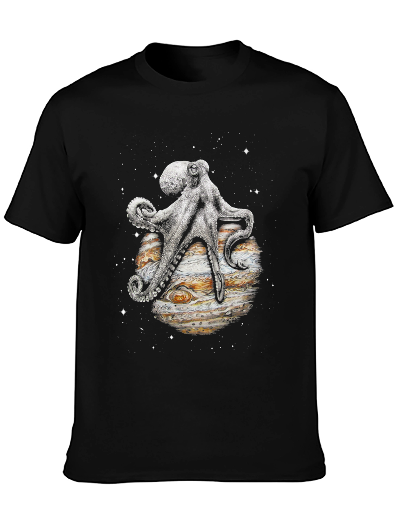 Octopus on Jupiter Graphic Tee