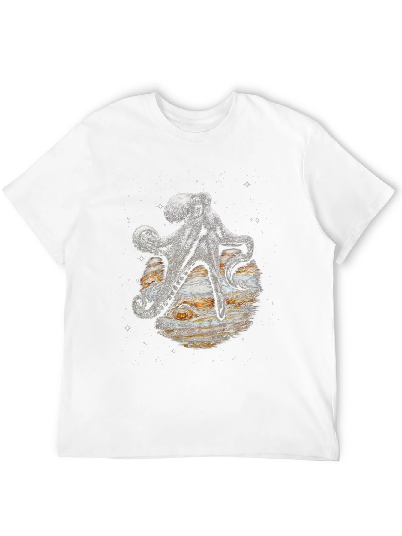 Octopus on Jupiter Graphic Tee