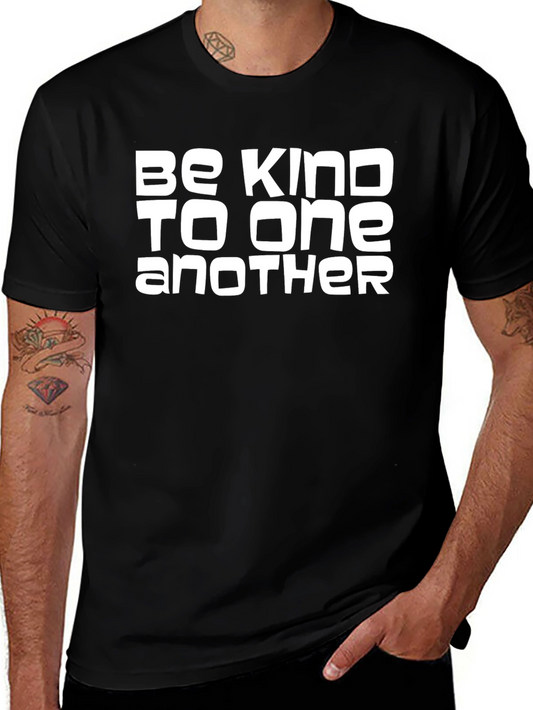 Be Kind To One Another Black T-Shirt
