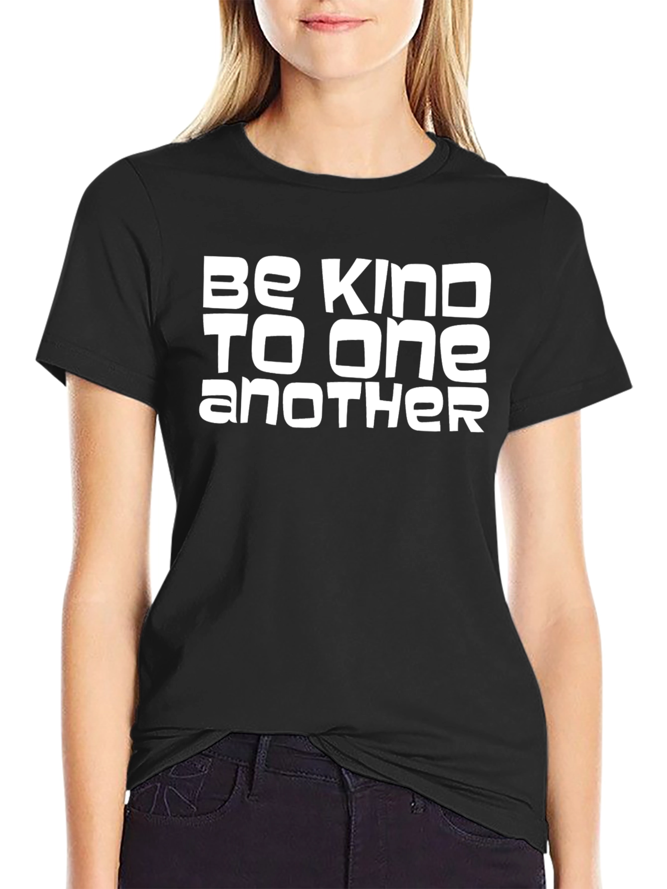 Be Kind To One Another Black T-Shirt