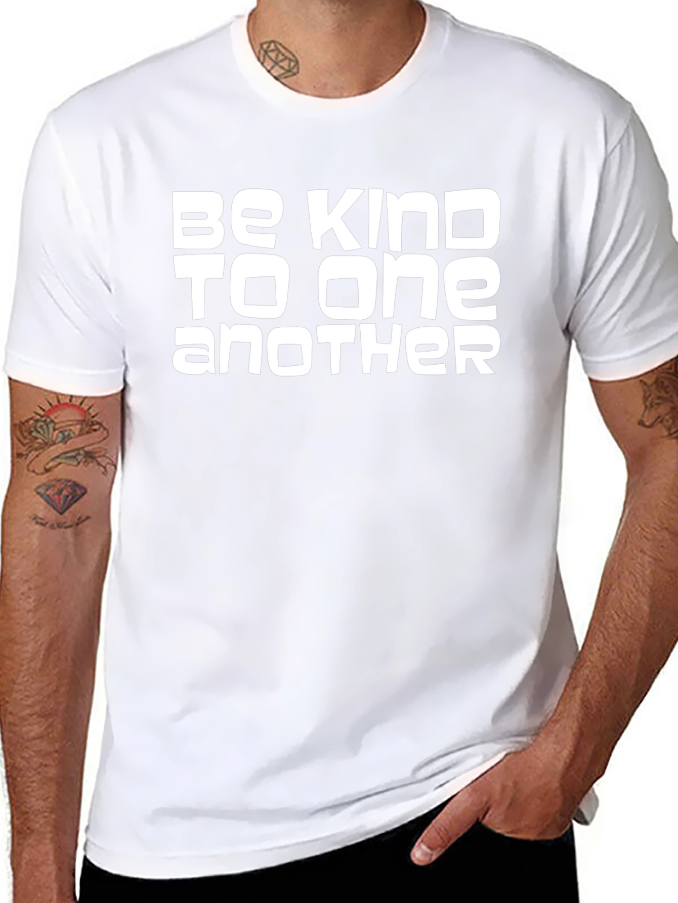 Be Kind To One Another Black T-Shirt