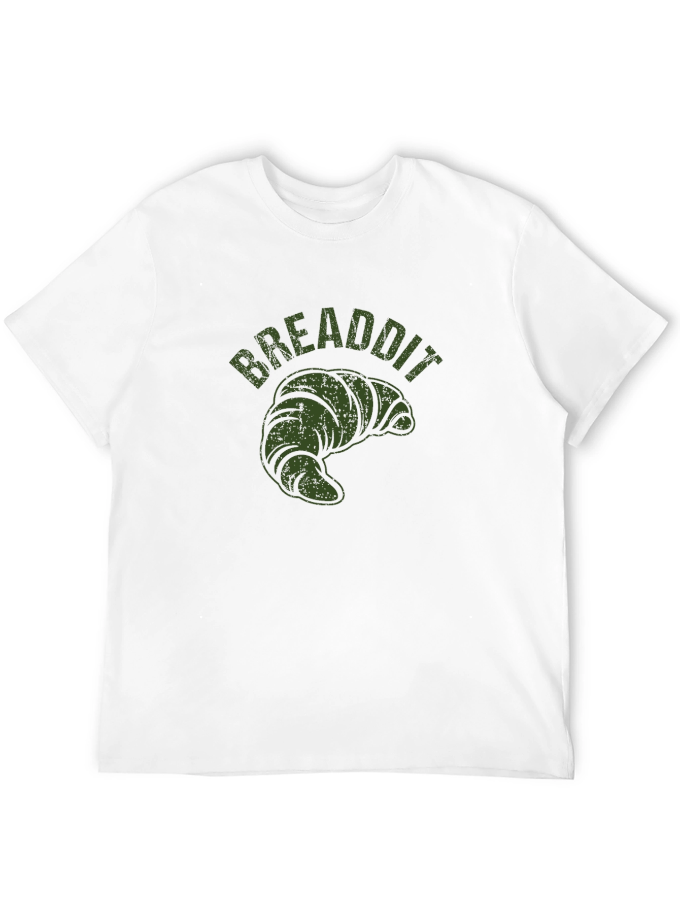 BREADDIT Croissant Black T-Shirt
