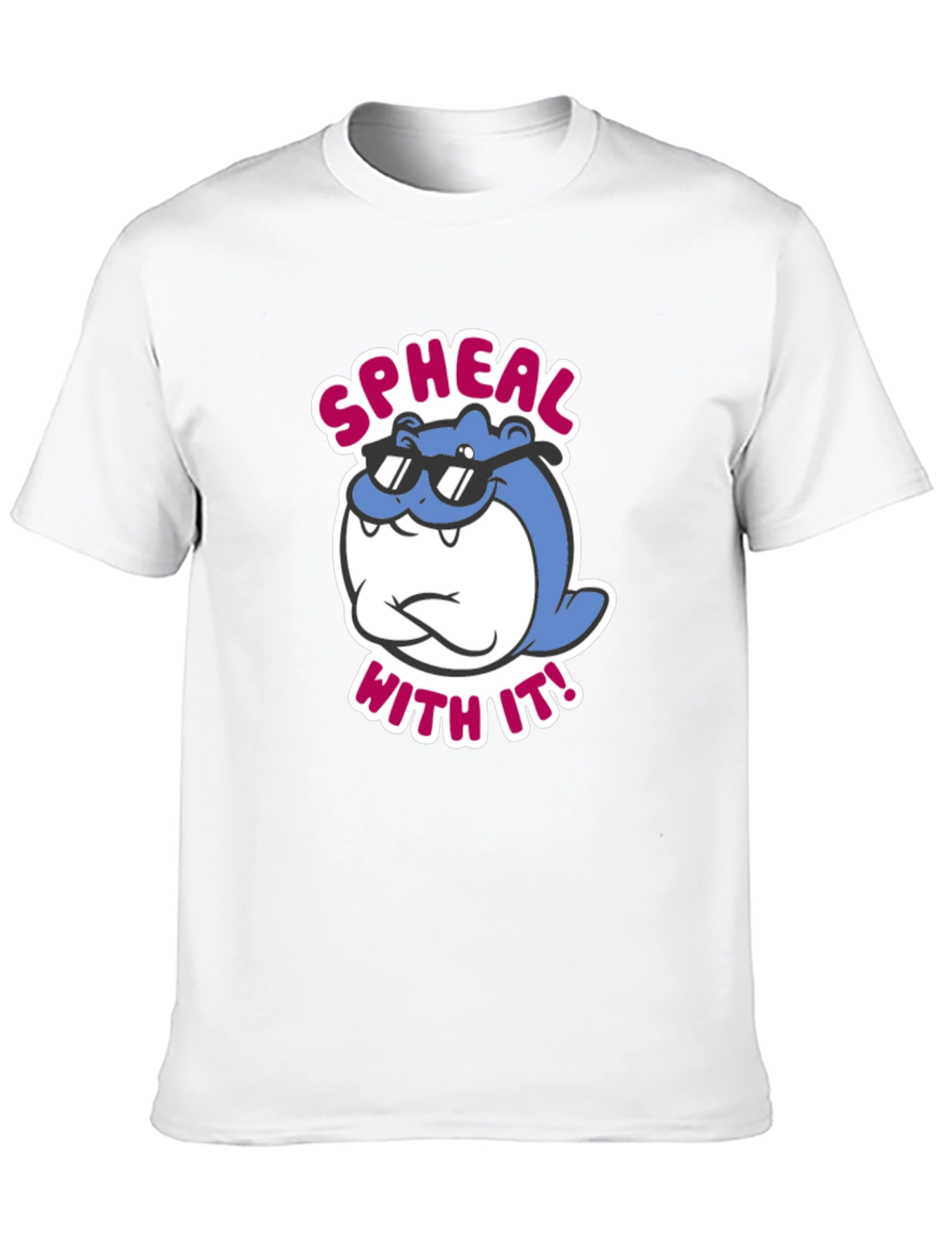 Cool Spheal With It! Black Graphic Tee