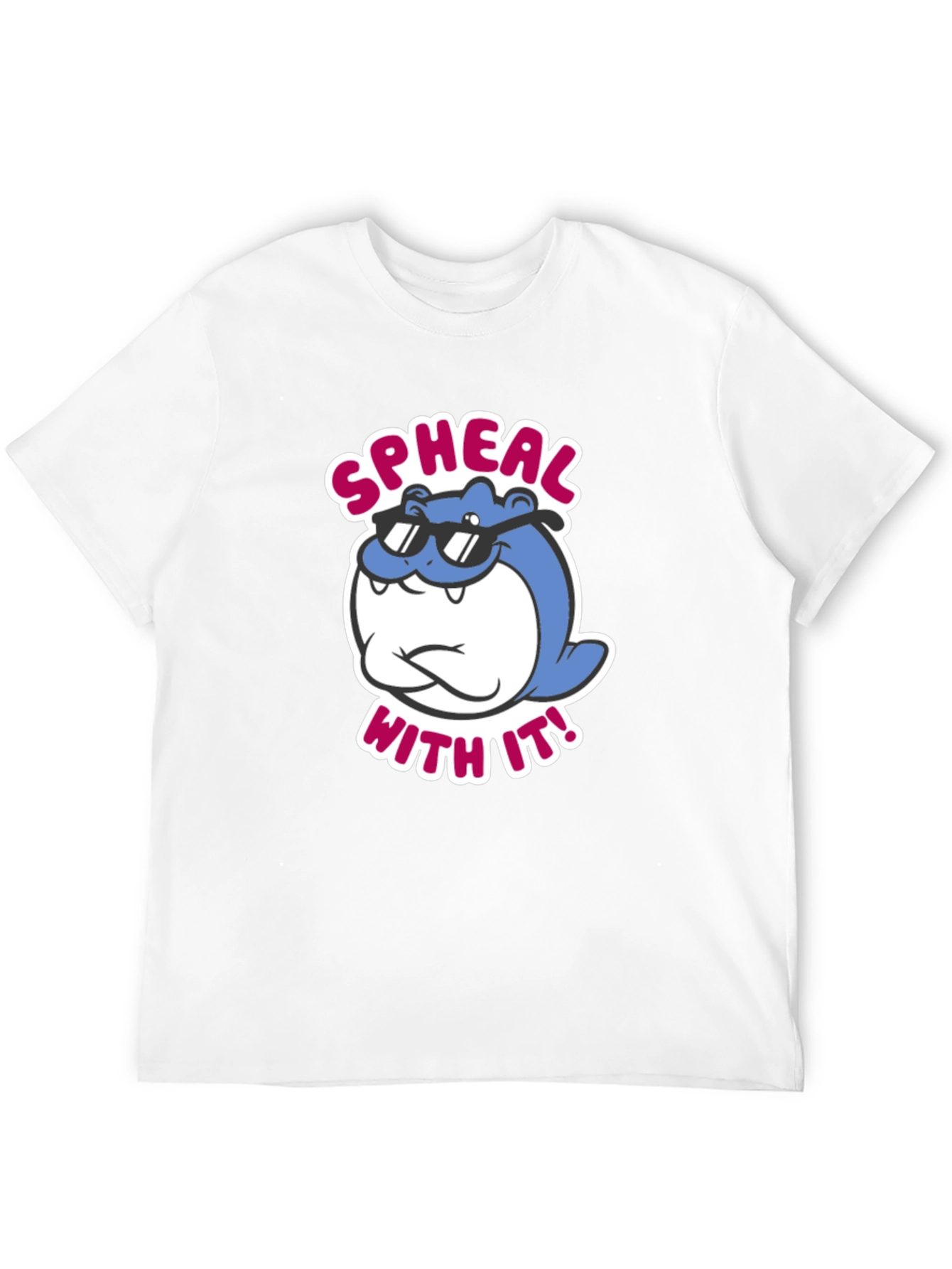 Cool Spheal With It! Black Graphic Tee