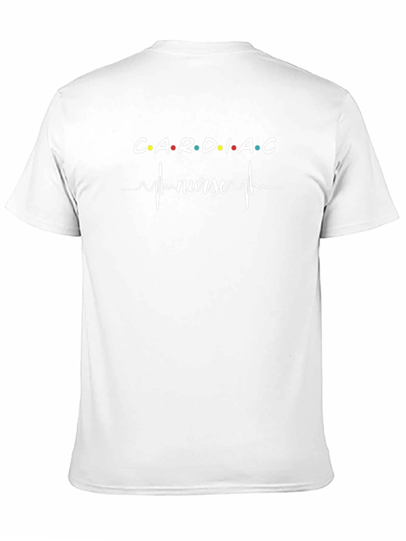Cardiac Nurse T-Shirt - Heartbeat Design