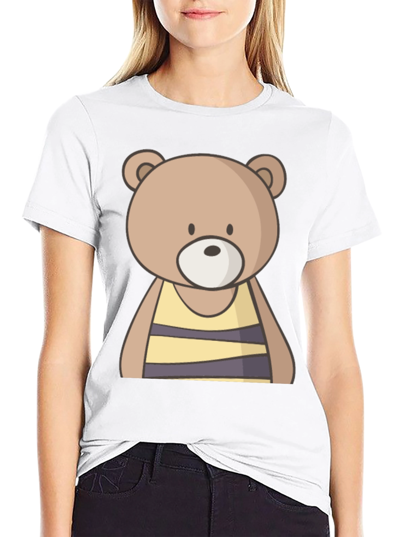 Cute Bear Graphic Tee - Stylish Casual Wear