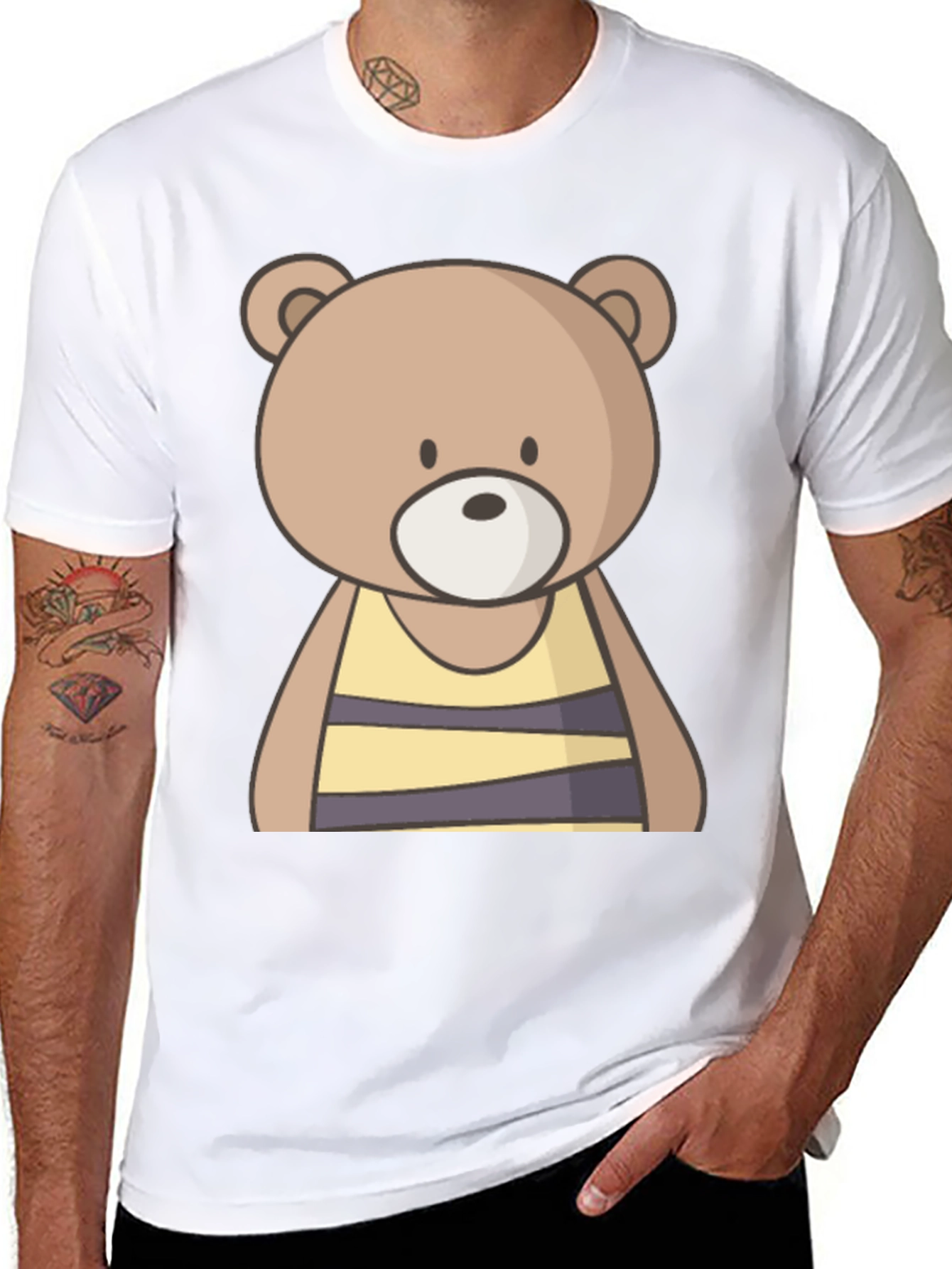 Cute Bear Graphic Tee - Stylish Casual Wear